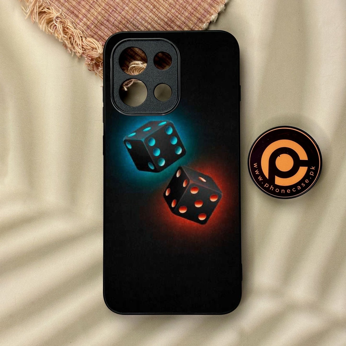 OnePlus 13T - Black Art Design 4 - Premium Metal Printed Soft Bumper Shock Proof Case