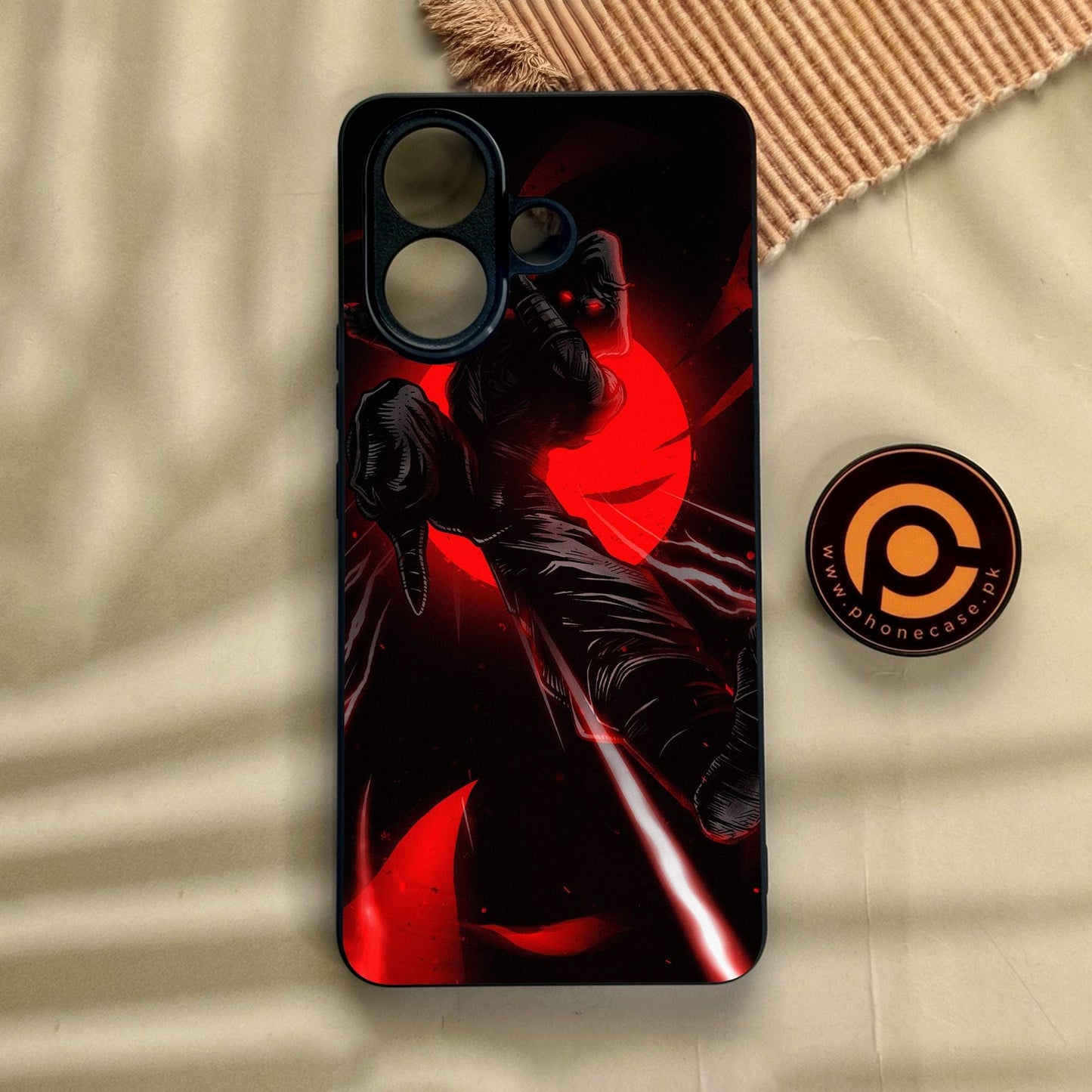 Vivo V60 Lite - Ninja Design 9 - Premium Metal Printed Soft Bumper Shock Proof Case