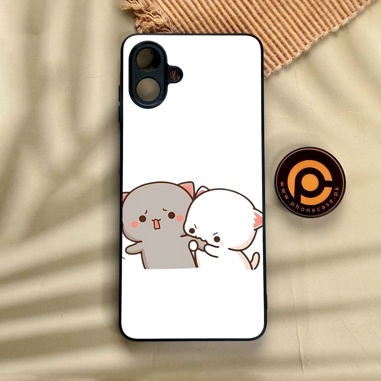 Samsung Galaxy A07 - Cute Bubu Dudu Design 9 - Premium Metal Printed Soft Bumper Shock Proof Case