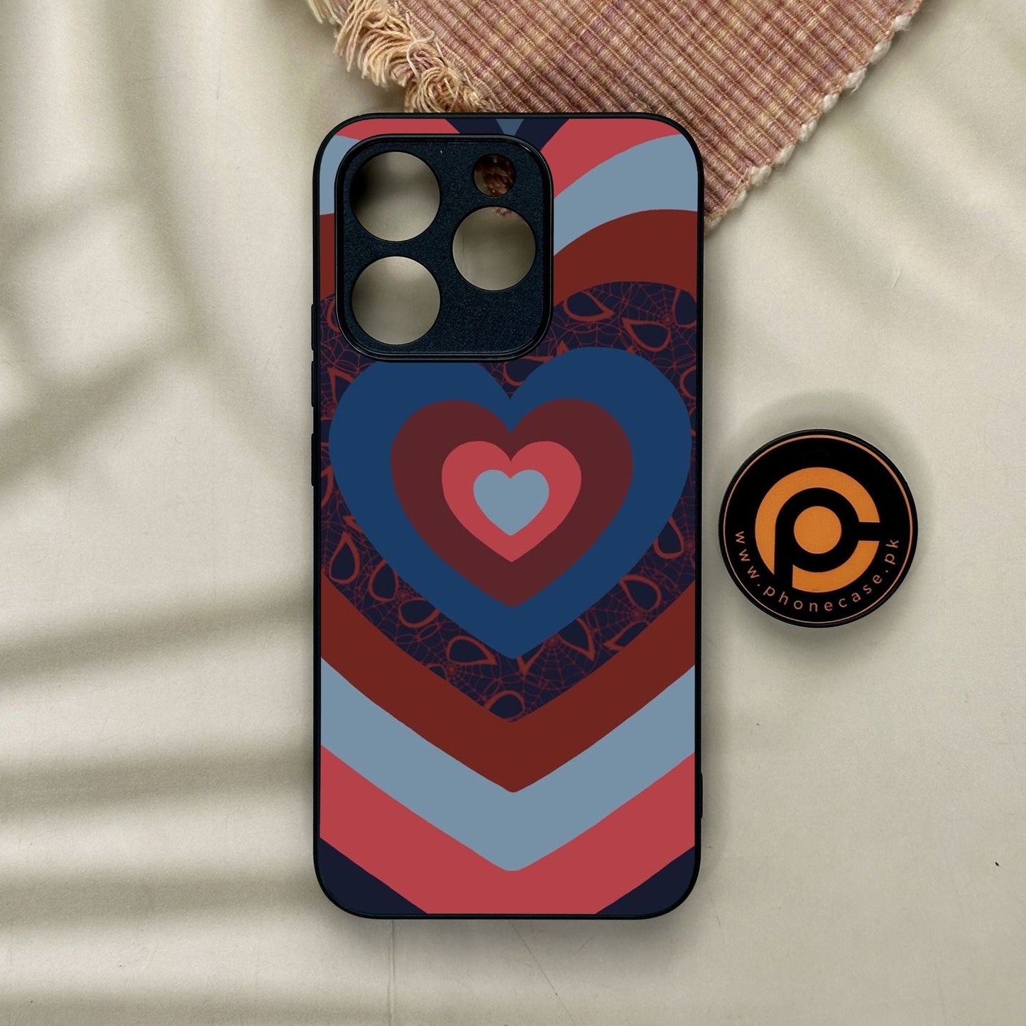 Realme 15T - Heart 2.0 Design 2 - Premium Metal Printed Soft Bumper Shock Proof Case