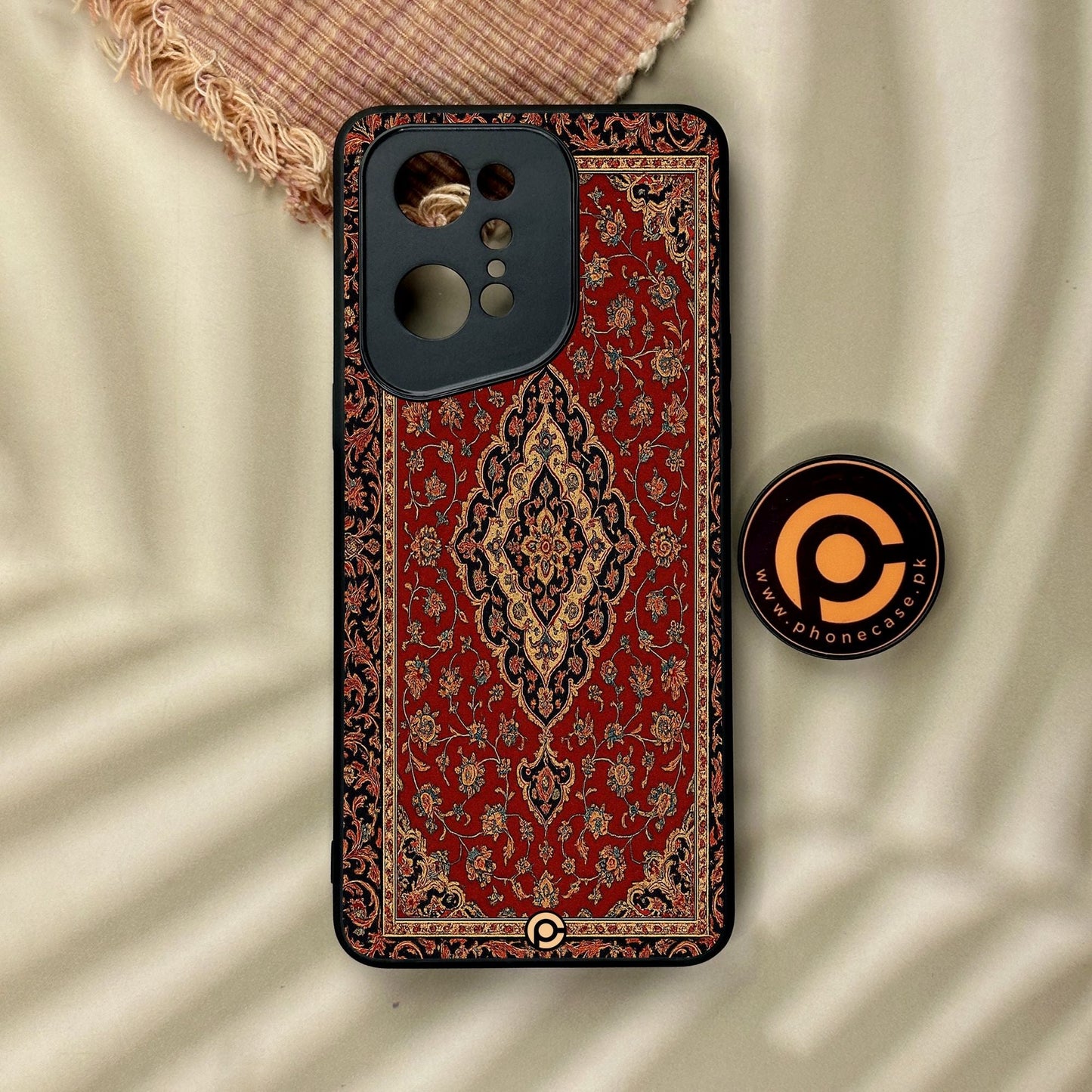 Oppo Find X5 Pro - Persian Rug Design 1 - Premium Metal Printed Soft Bumper Shock Proof Case