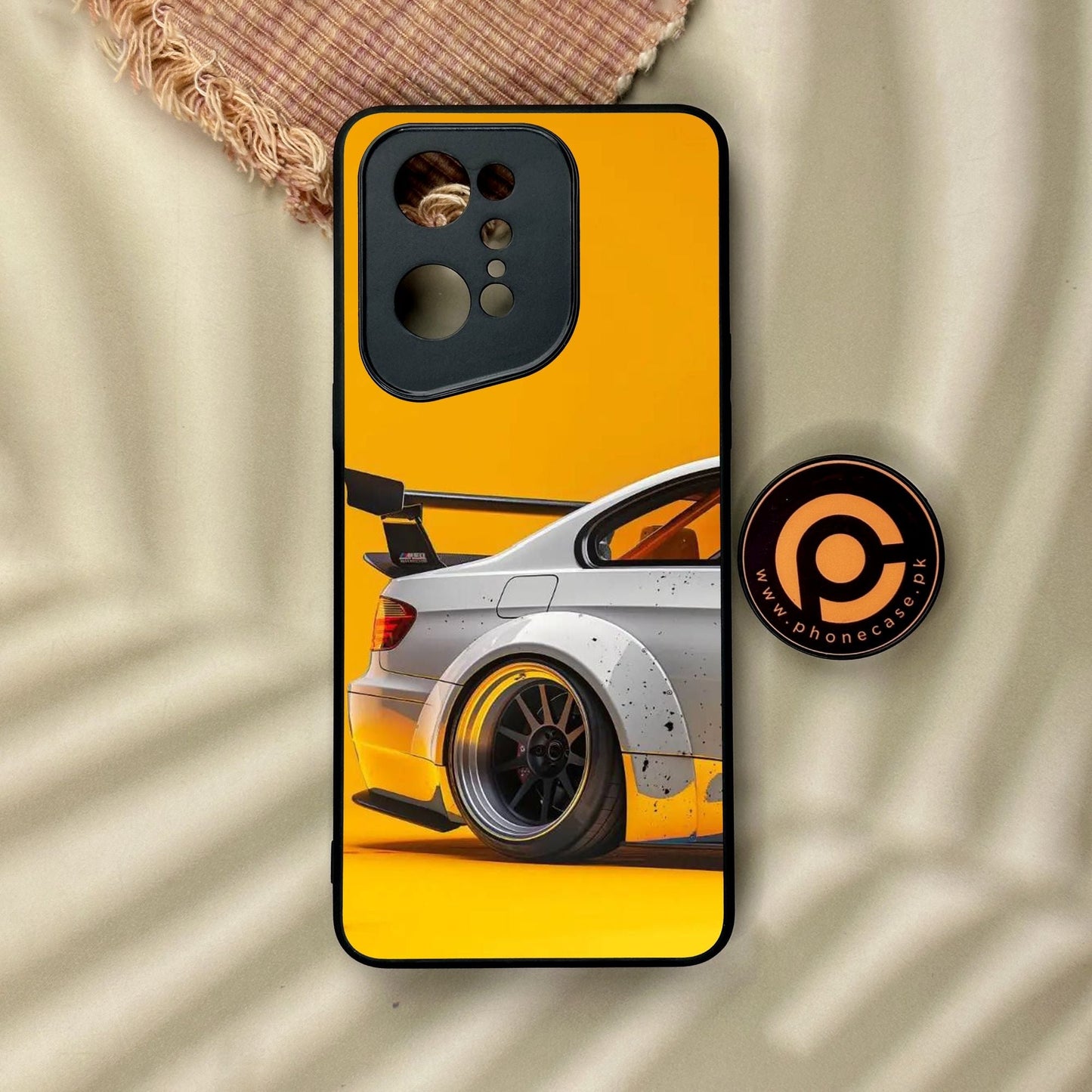 Oppo Find X5 Pro - M3 Gt2 Racing Car - Premium Metal Printed Soft Bumper Shock Proof Case