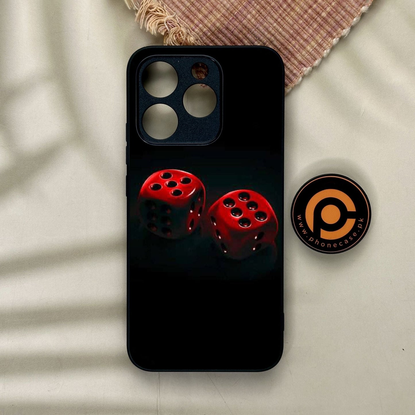 Realme 15T - Black Art Design 3 - Premium Metal Printed Soft Bumper Shock Proof Case