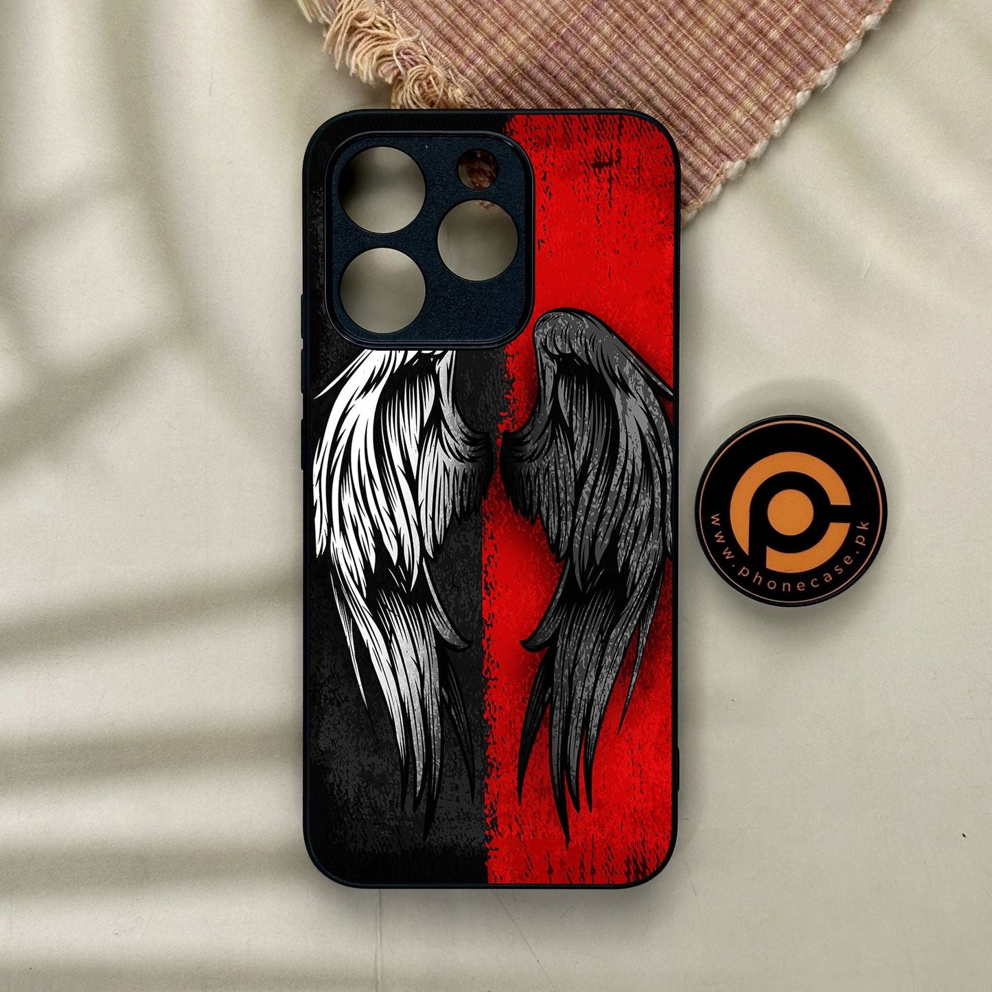 Realme 15T - Angel 2.0 Design 10 - Premium Metal Printed Soft Bumper Shock Proof Case