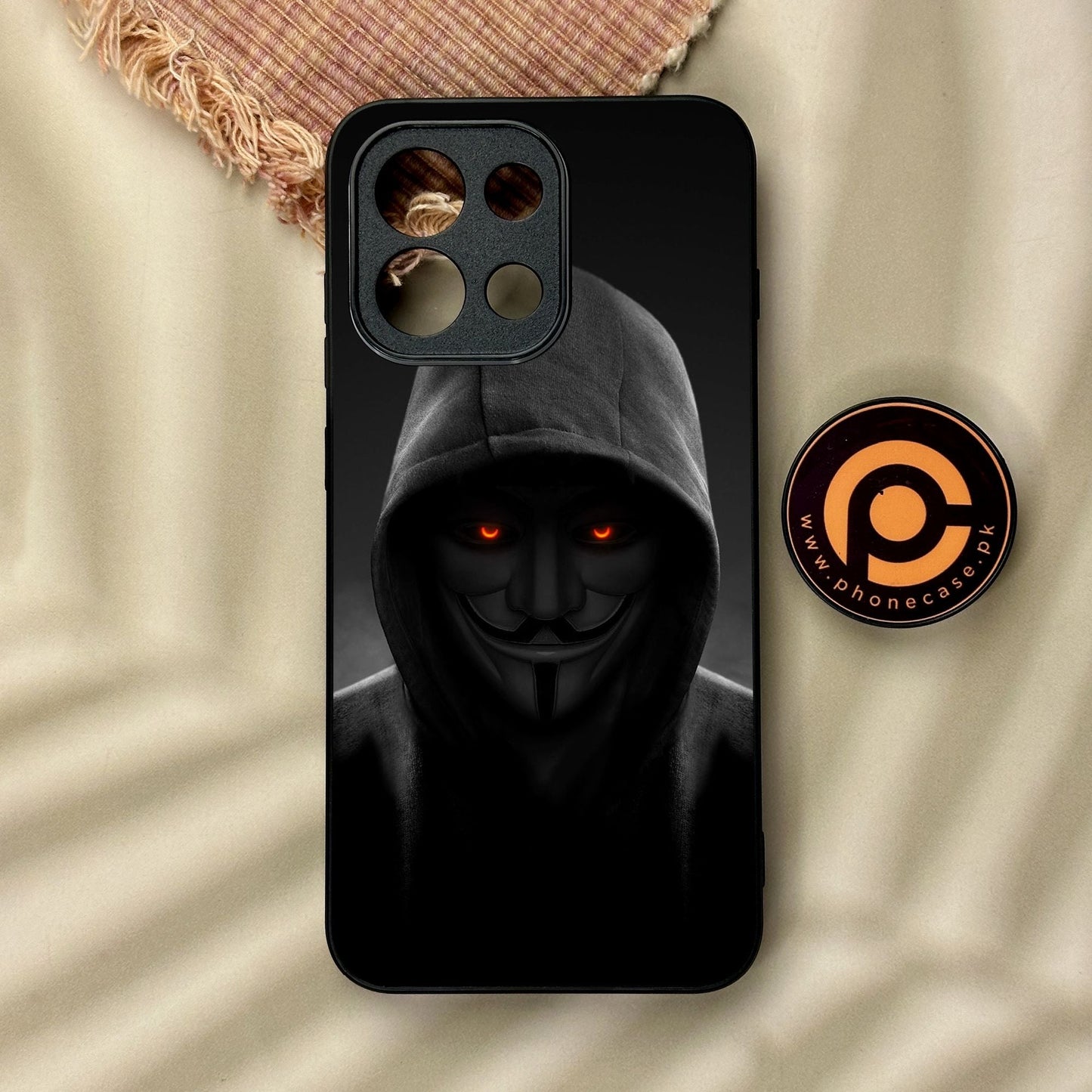 OnePlus 13s - Anonymous 2.0 Design 4 - Premium Metal Printed Soft Bumper Shock Proof Case