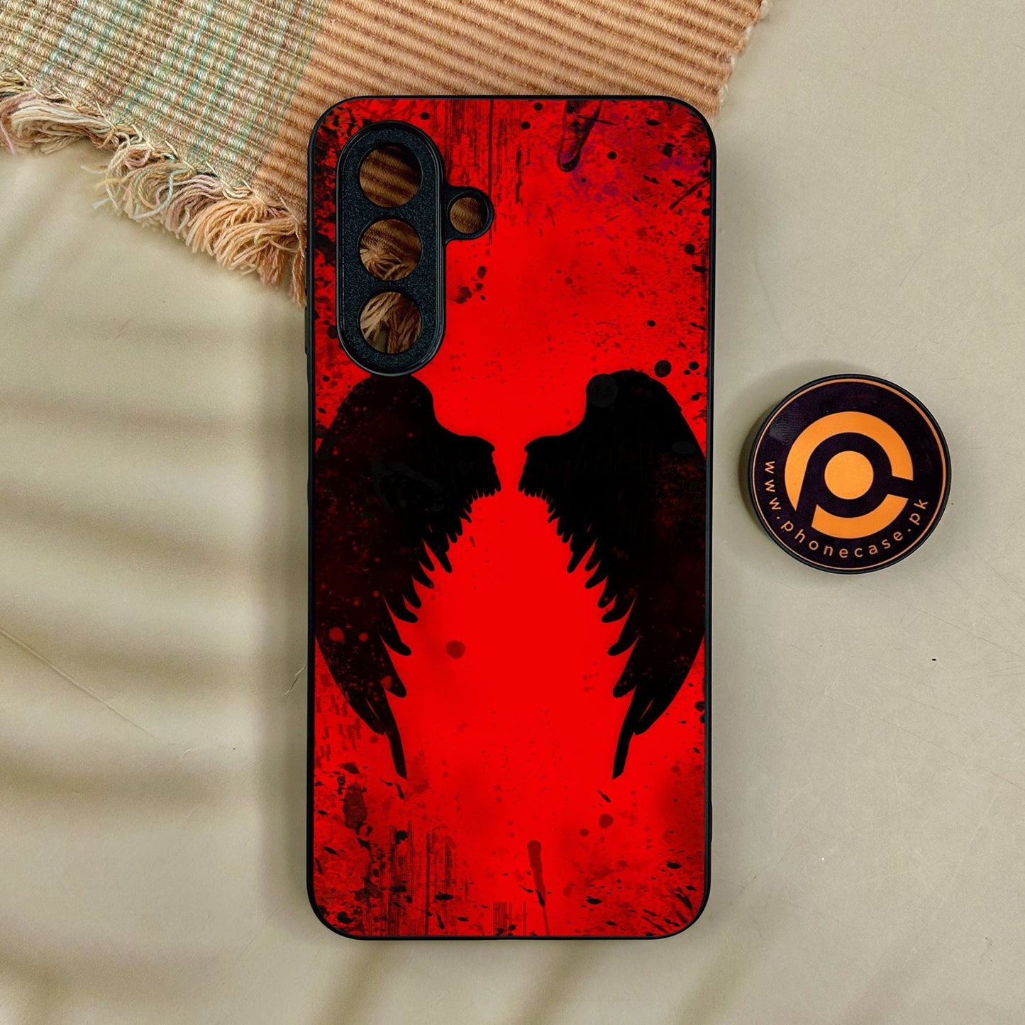 Samsung Galaxy A17 - Angel 2.0 Design 3 - Premium Metal Printed Soft Bumper Shock Proof Case