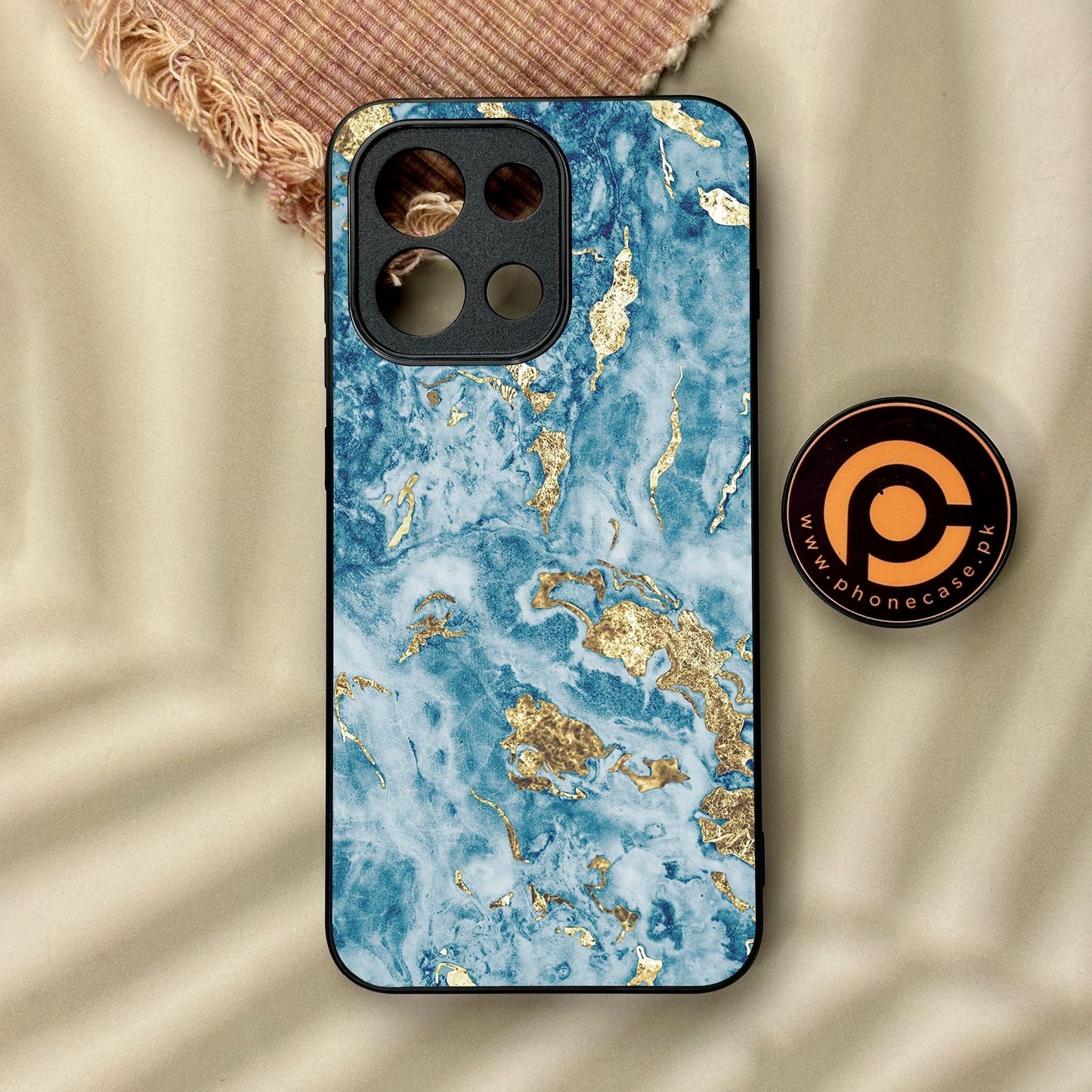 OnePlus 13T - Blue 2.0 Design 7 - Premium Metal Printed Soft Bumper Shock Proof Case