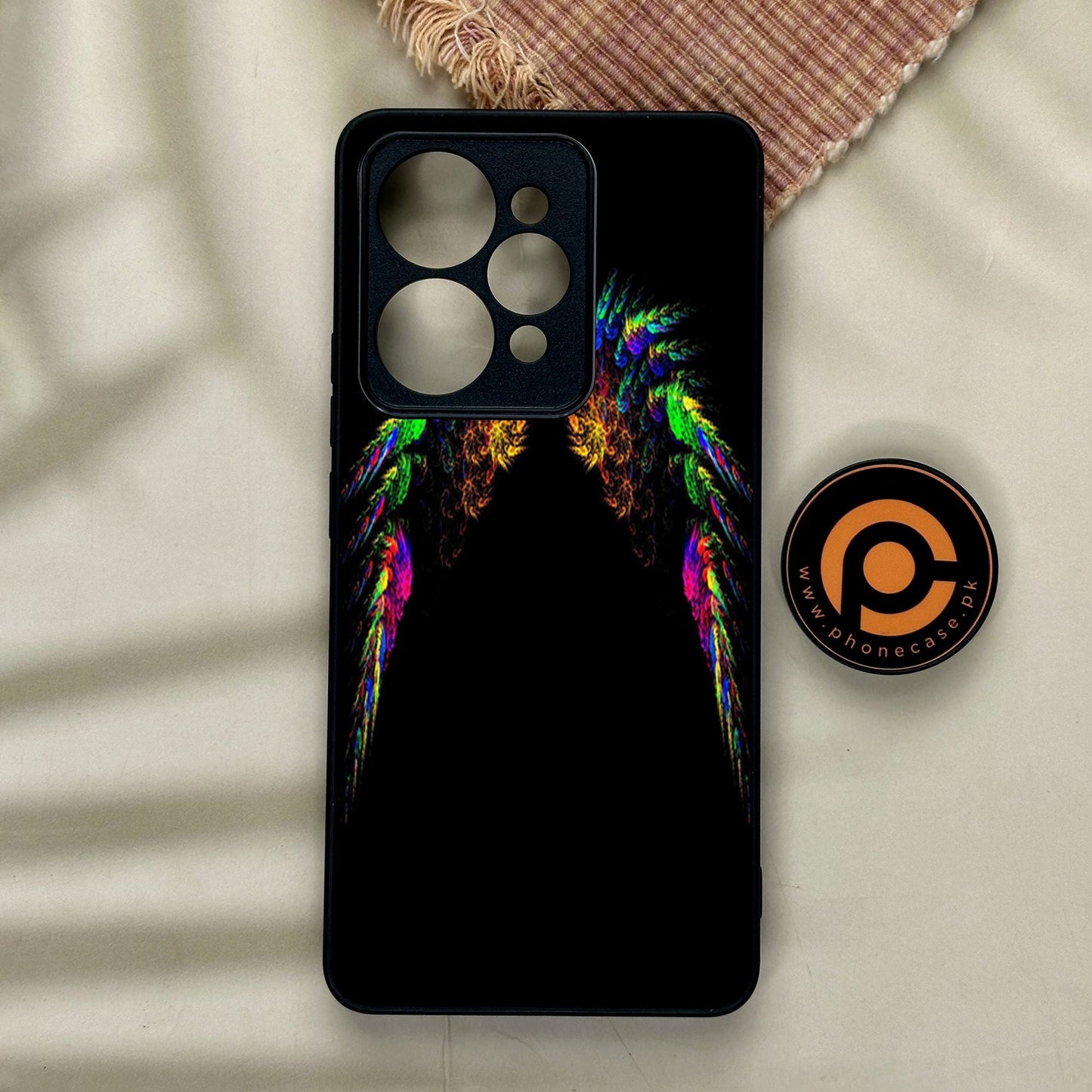 Realme 15 Pro - Angel Wings Design 10 - Premium Metal Printed Soft Bumper Shock Proof Case