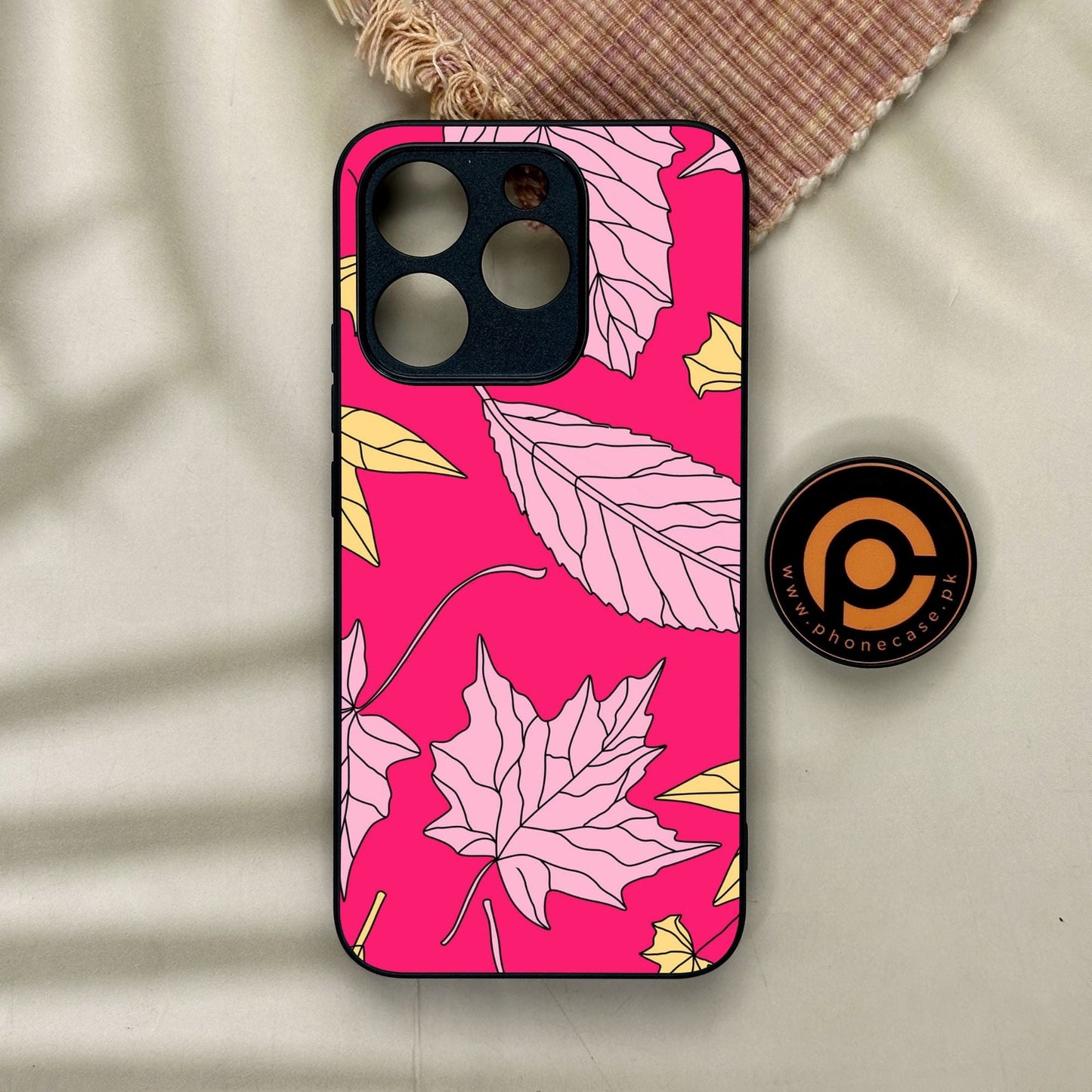 Realme 15T - Floral Series Design 6 - Premium Metal Printed Soft Bumper Shock Proof Case