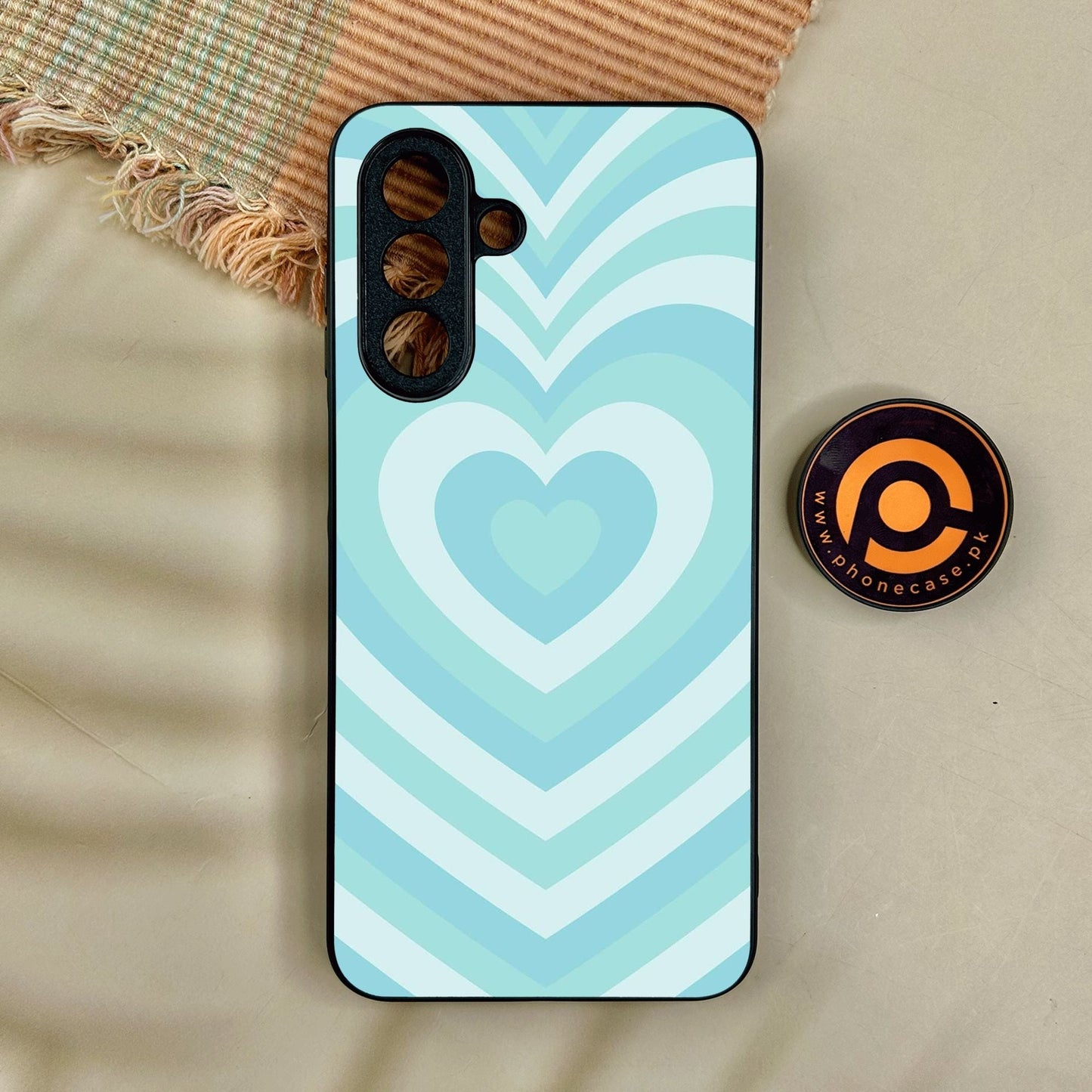 Samsung Galaxy A17 - Heartbeat Design 7 - Premium Metal Printed Soft Bumper Shock Proof Case