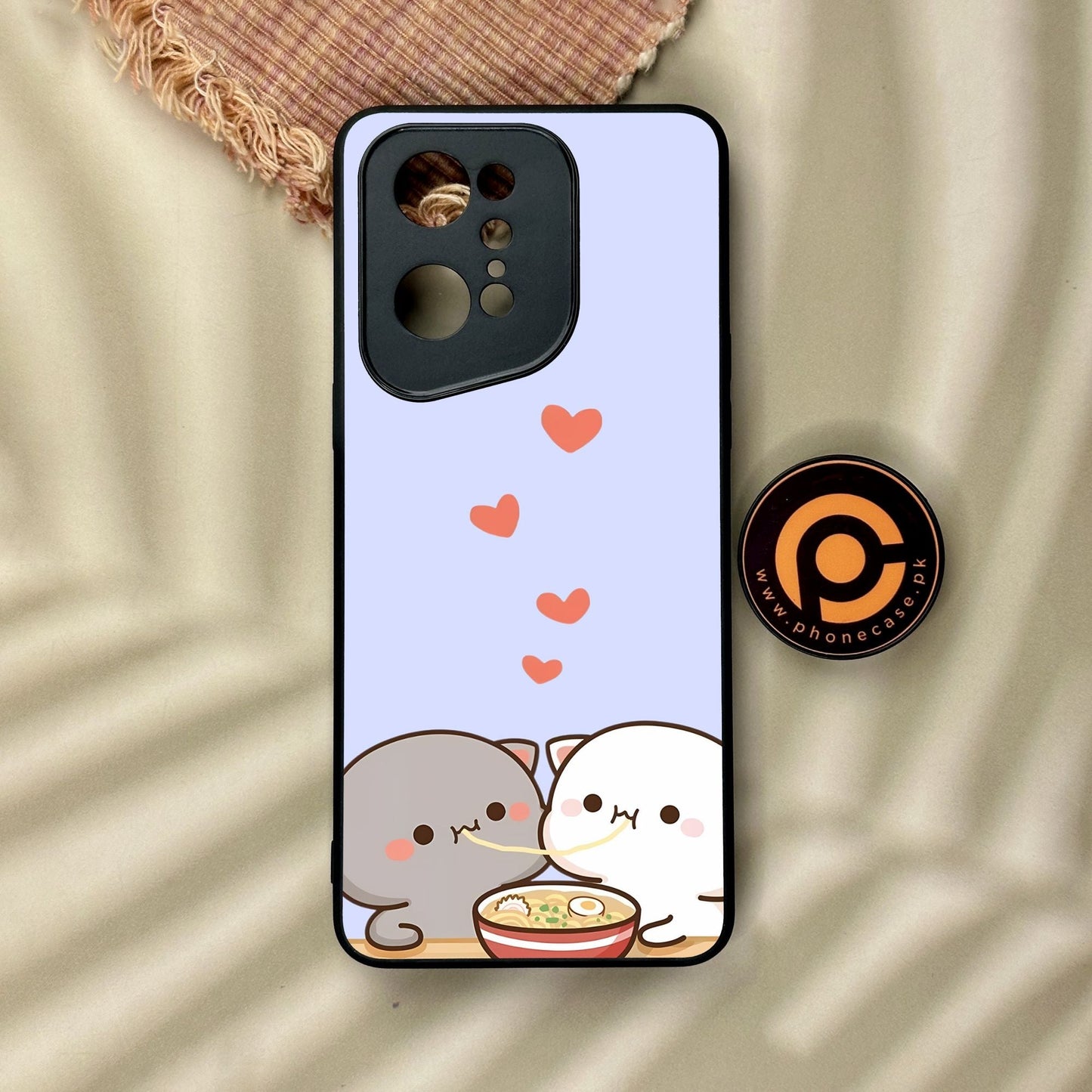 Oppo Find X5 Pro - Cute Bubu Dudu Design 10 - Premium Metal Printed Soft Bumper Shock Proof Case