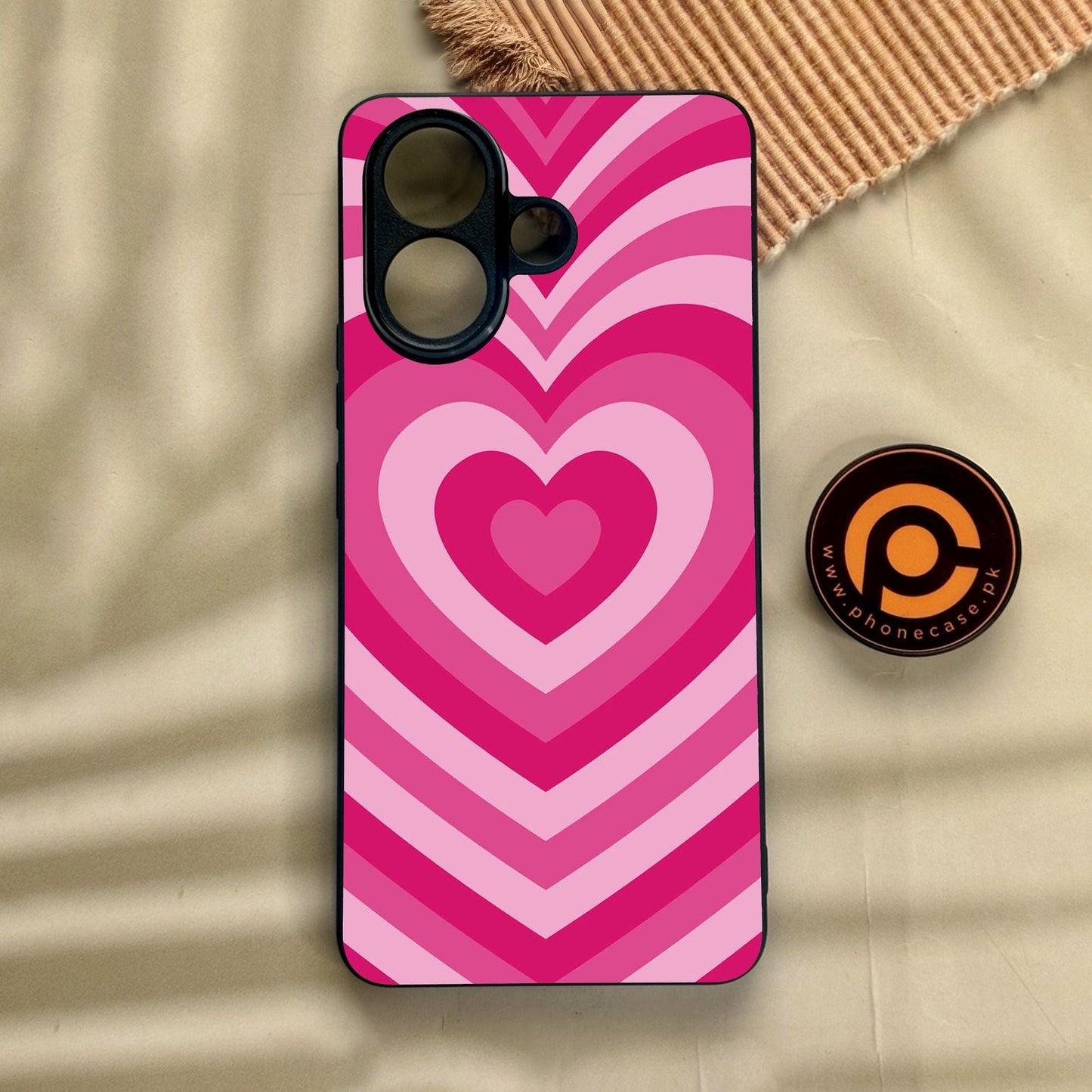 Vivo V60 Lite - Heartbeat Design 6 - Premium Metal Printed Soft Bumper Shock Proof Case