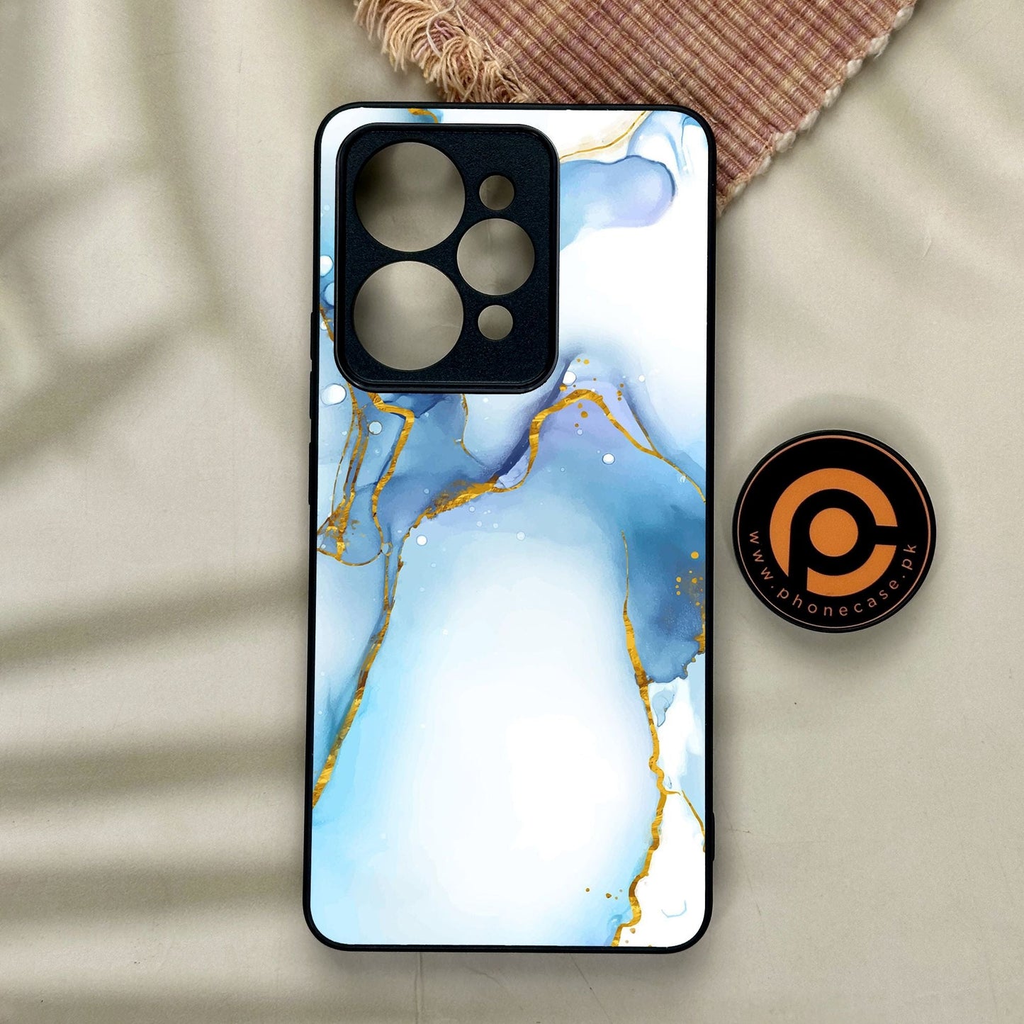 Realme 15 Pro - Blue 2.0 Design 6 - Premium Metal Printed Soft Bumper Shock Proof Case