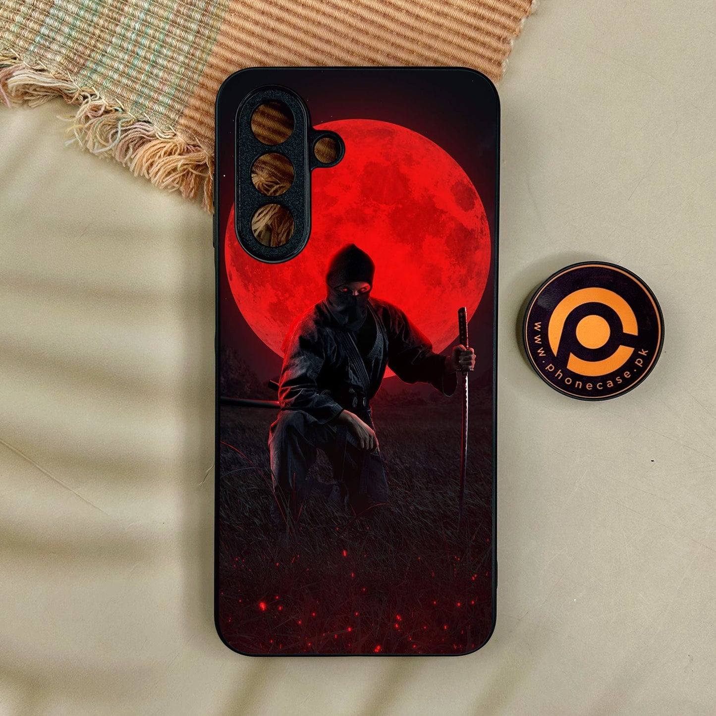 Samsung Galaxy A17 - Ninja Design 10 - Premium Metal Printed Soft Bumper Shock Proof Case