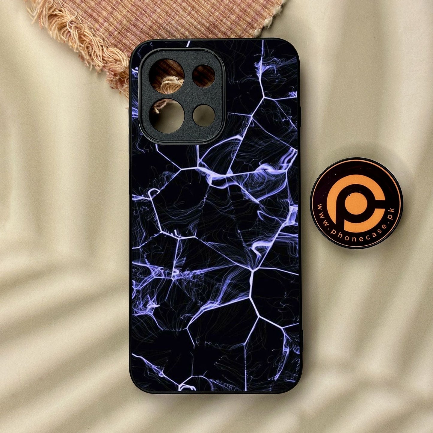 OnePlus 13T - Black Marble Design 10 - Premium Metal Printed Soft Bumper Shock Proof Case