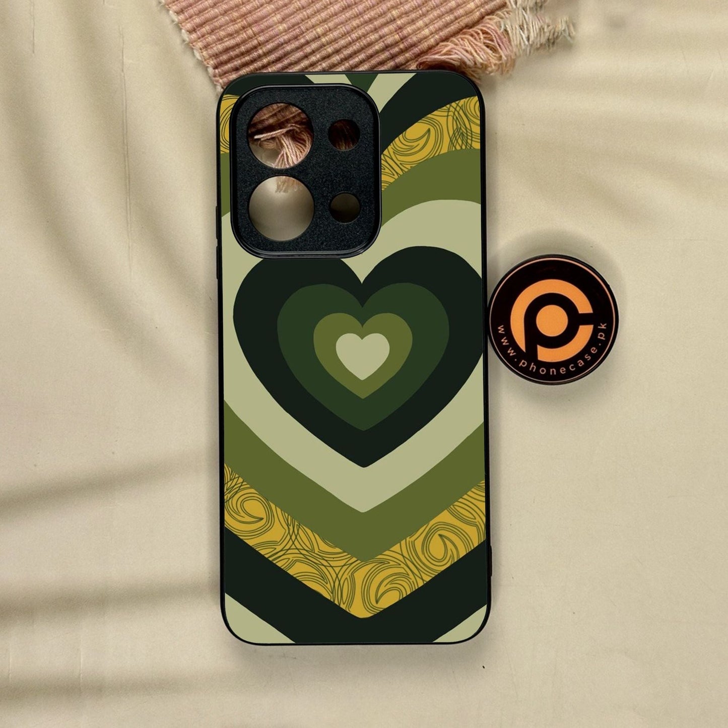 Xiaomi Redmi 15C - Heart 2.0 Design 1 - Premium Metal Printed Soft Bumper Shock Proof Case