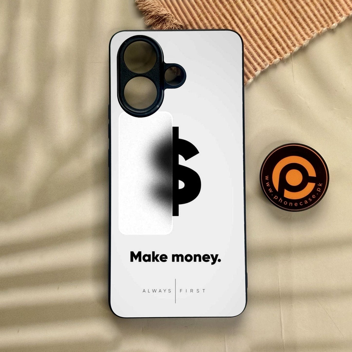 Vivo V60 Lite - Dollar Design 9 - Premium Metal Printed Soft Bumper Shock Proof Case