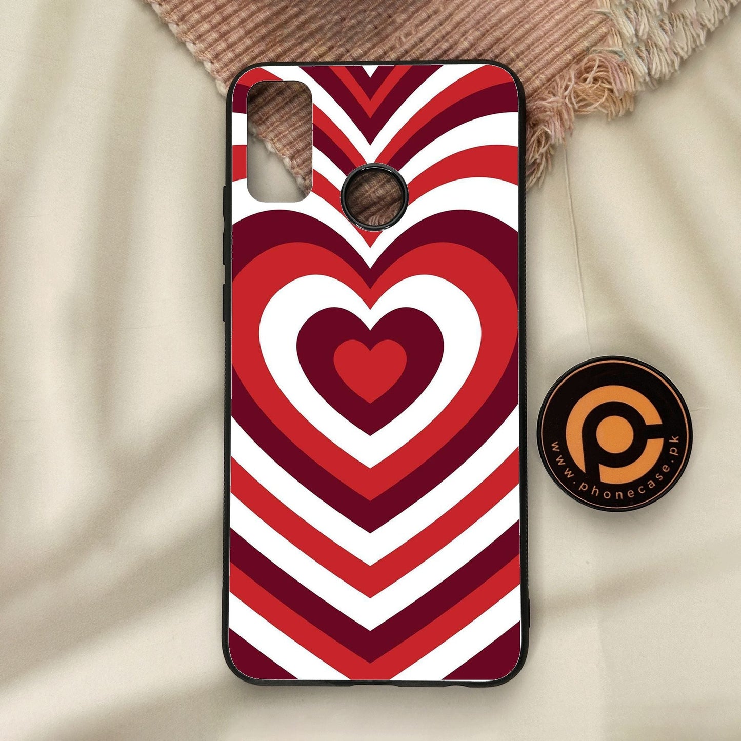 Honor 9X Lite - Heartbeat Design 5 - Premium Metal Printed Soft Bumper Shock Proof Case