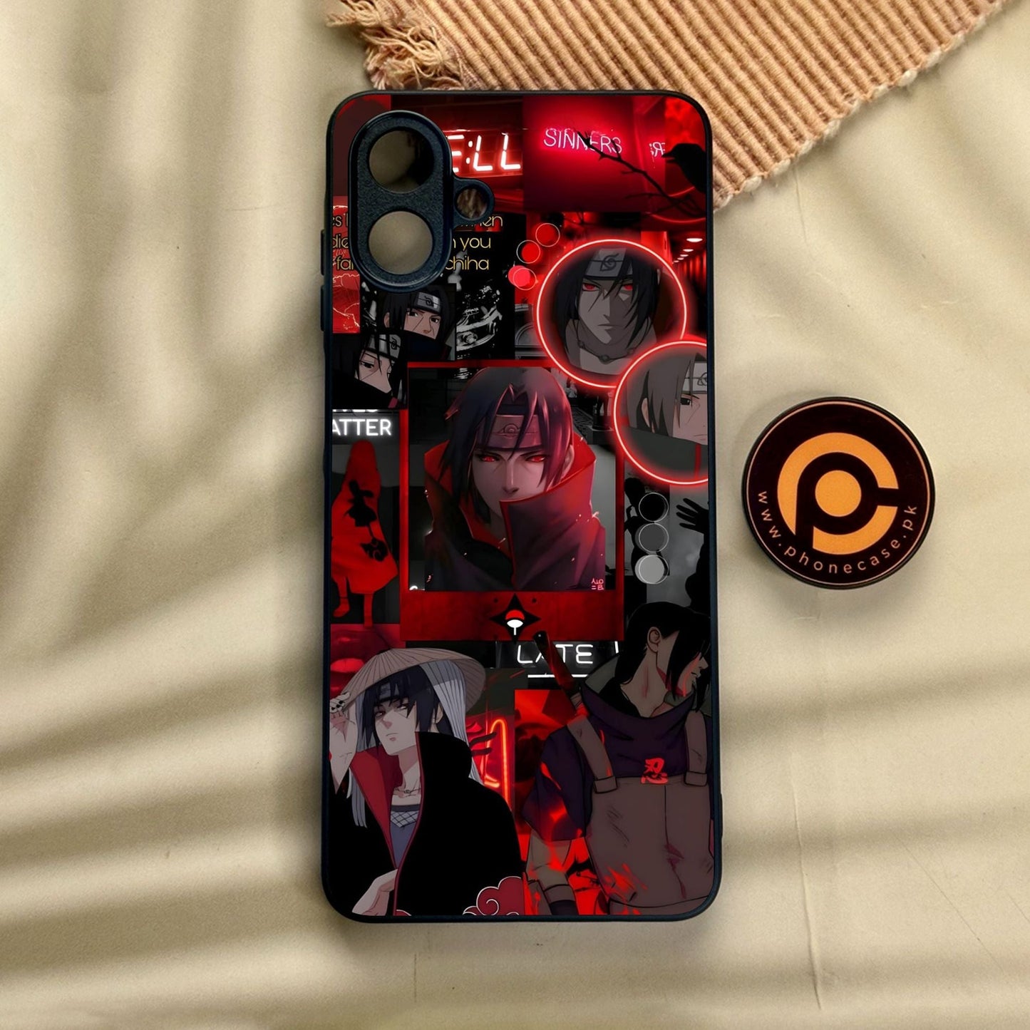 Samsung Galaxy A07 - Itachi Aesthetic - Premium Metal Printed Soft Bumper Shock Proof Case