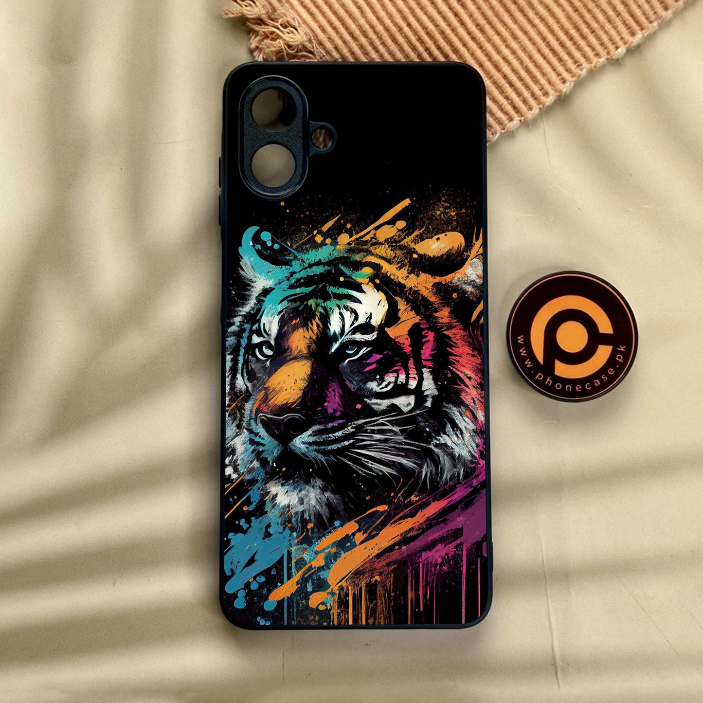 Samsung Galaxy A07 - Tiger 2.0 Design 9 - Premium Metal Printed Soft Bumper Shock Proof Case