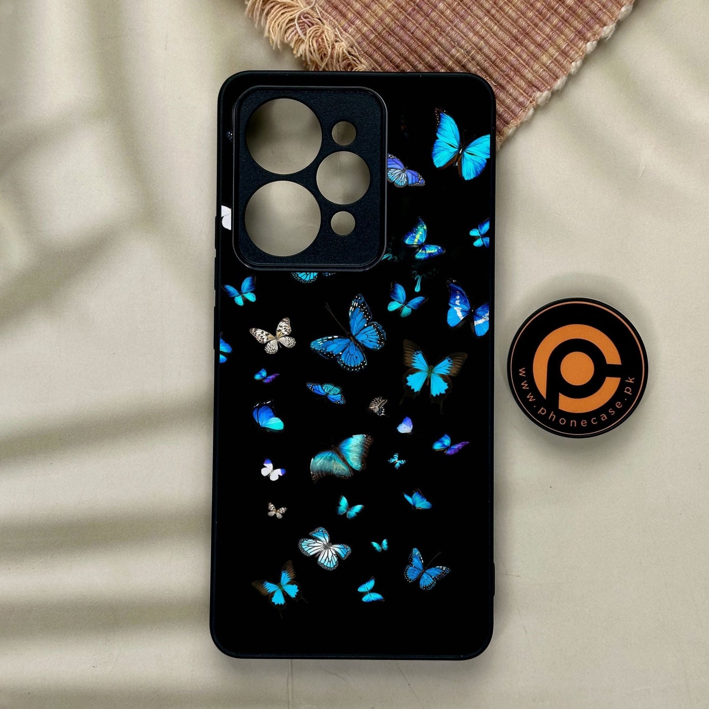 Realme 15 Pro - Butterflies Design 4 - Premium Metal Printed Soft Bumper Shock Proof Case
