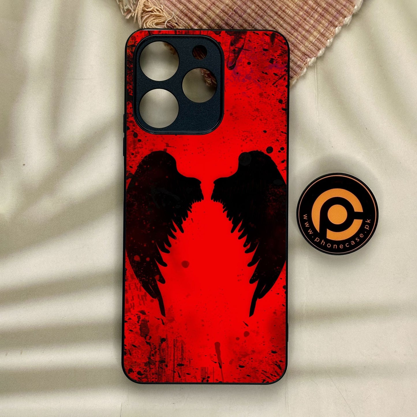 Realme Note 70 - Angel 2.0 Design 3 - Premium Metal Printed Soft Bumper Shock Proof Case