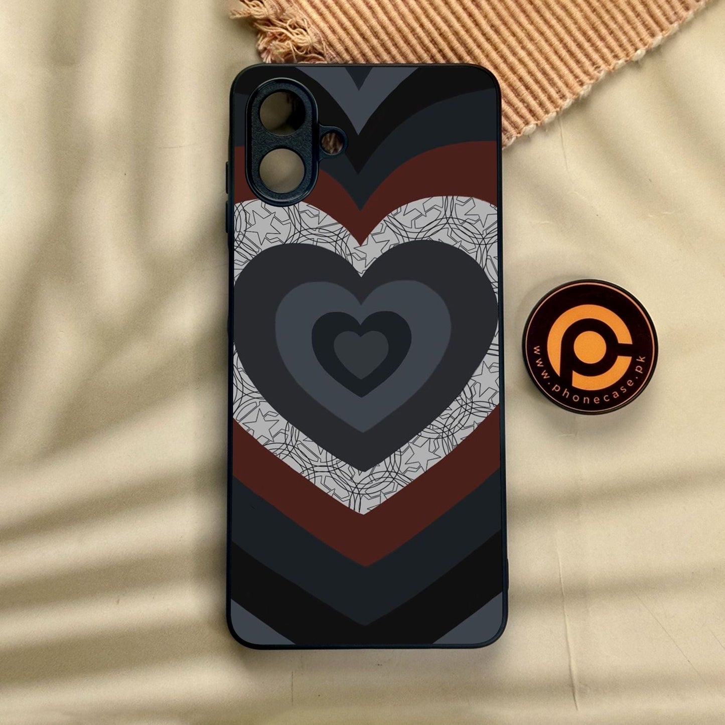 Samsung Galaxy A07 - Heart 2.0 Design 7 - Premium Metal Printed Soft Bumper Shock Proof Case