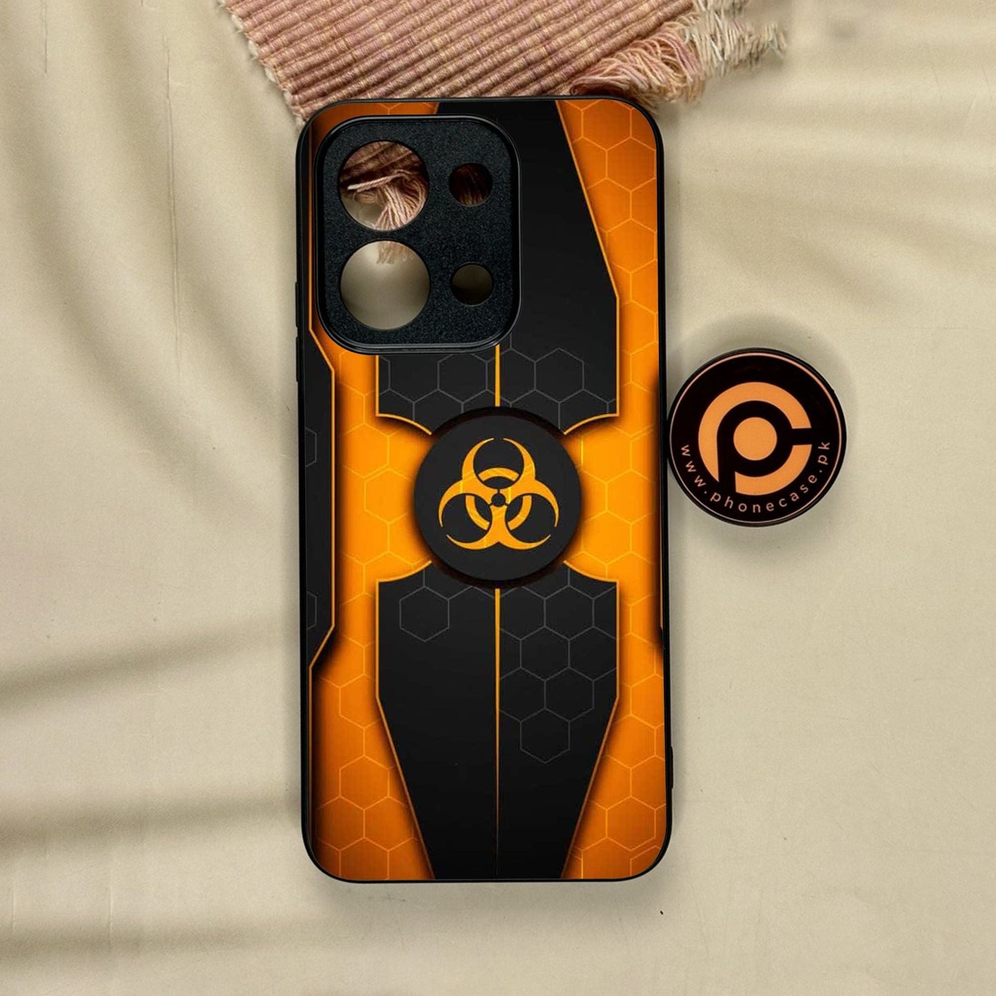 Xiaomi Redmi 15C - Biohazard Design 2 - Premium Metal Printed Soft Bumper Shock Proof Case