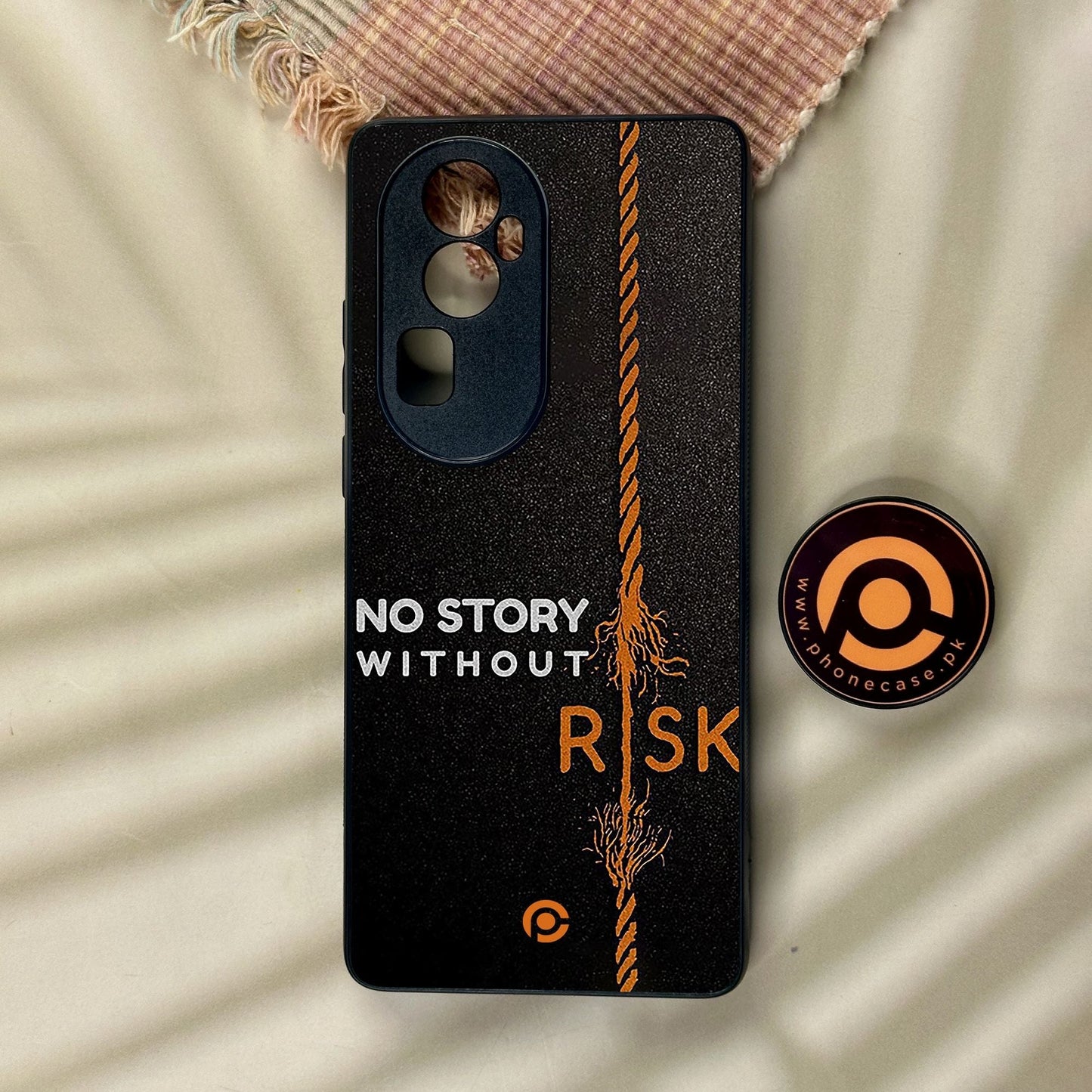 Oppo Reno 10 Pro Plus - The Risk Taker - Premium Metal Printed Soft Bumper Shock Proof Case
