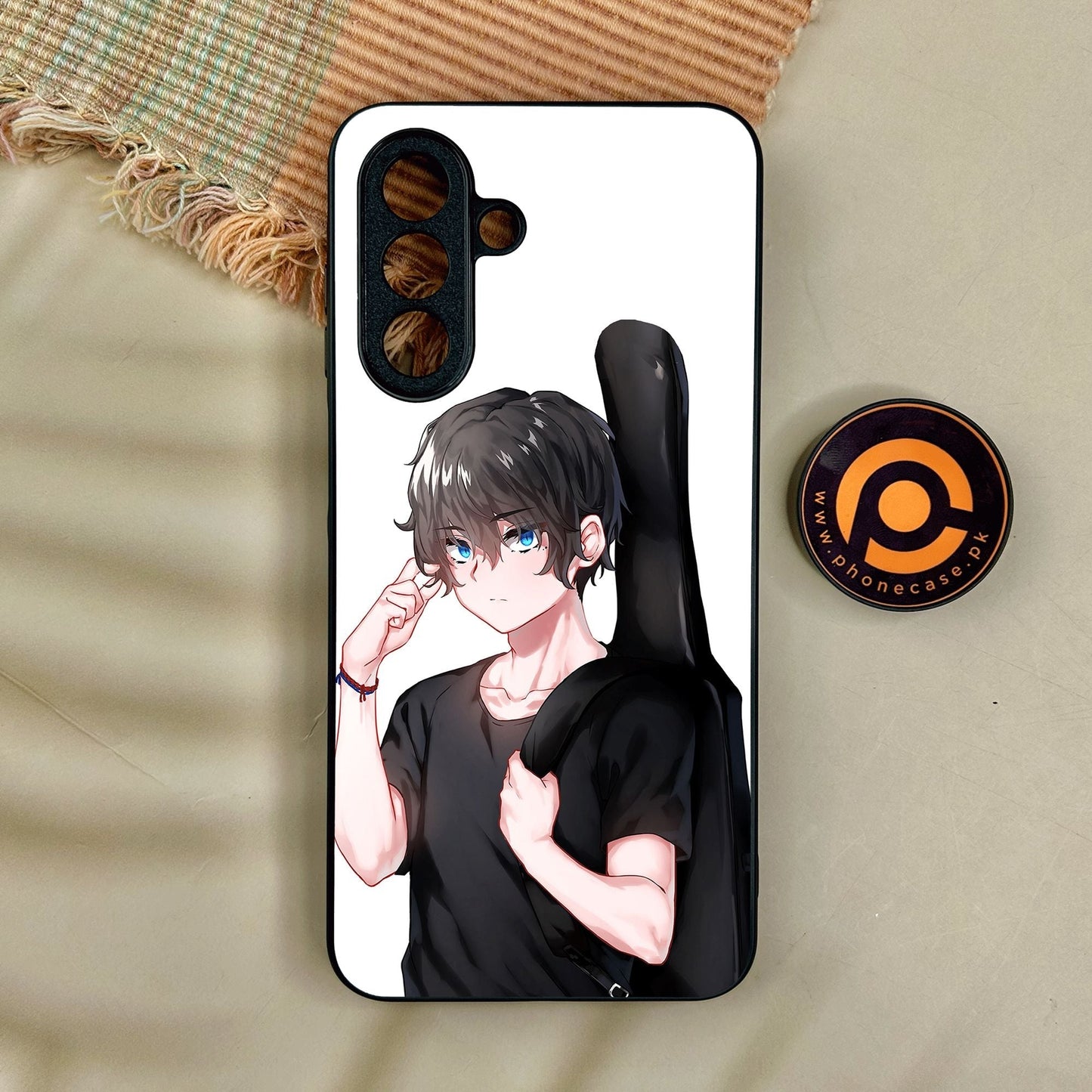 Samsung Galaxy A17 - Anime Series Design 2 - Premium Metal Printed Soft Bumper Shock Proof Case