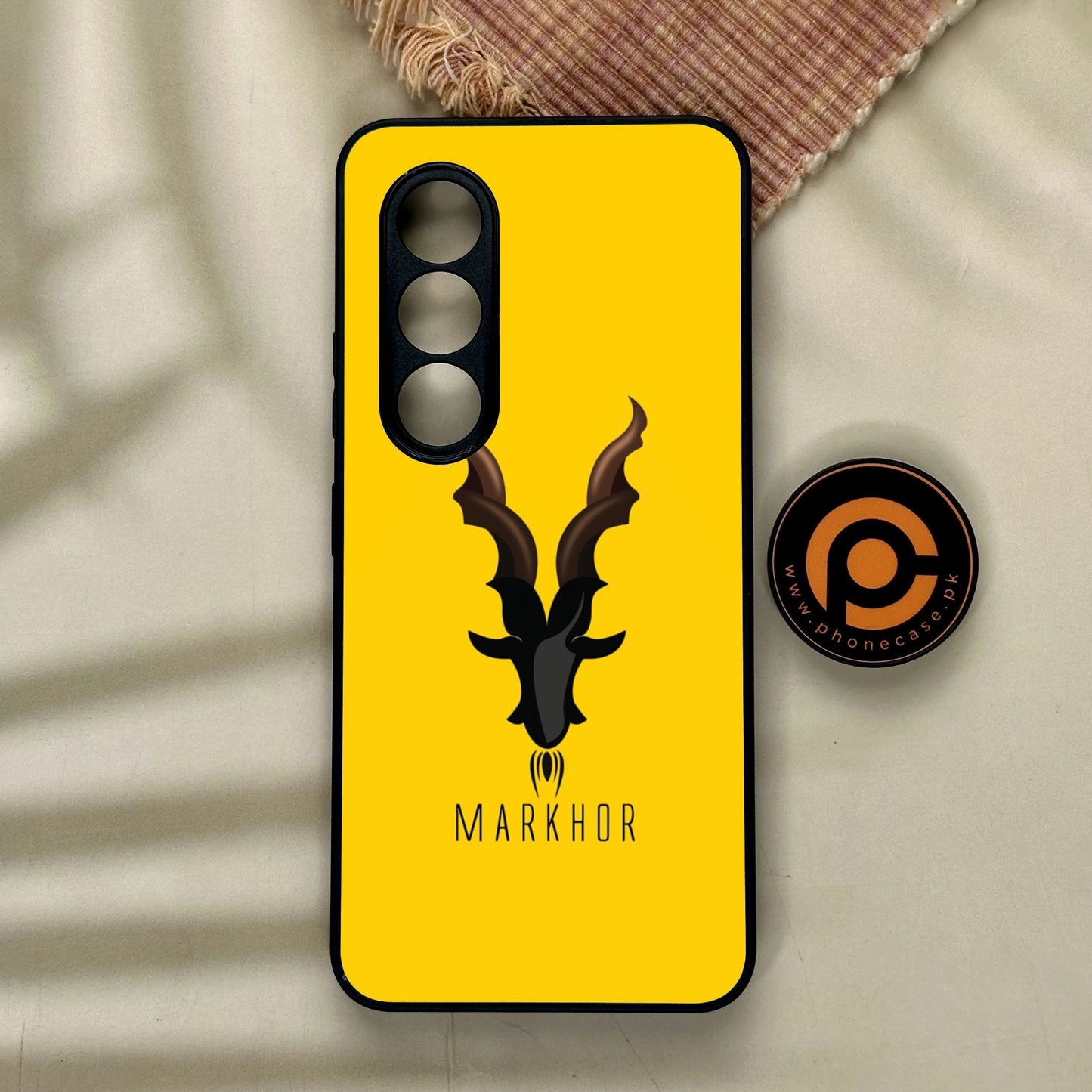 Itel S25 - Markhor Design 1 - Premium Metal Printed Soft Bumper Shock Proof Case