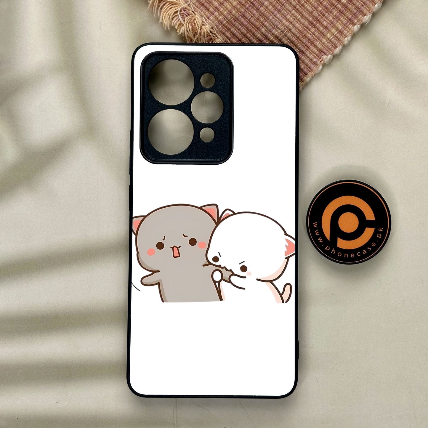 Realme 15 - Cute Bubu Dudu Design 9 - Premium Metal Printed Soft Bumper Shock Proof Case