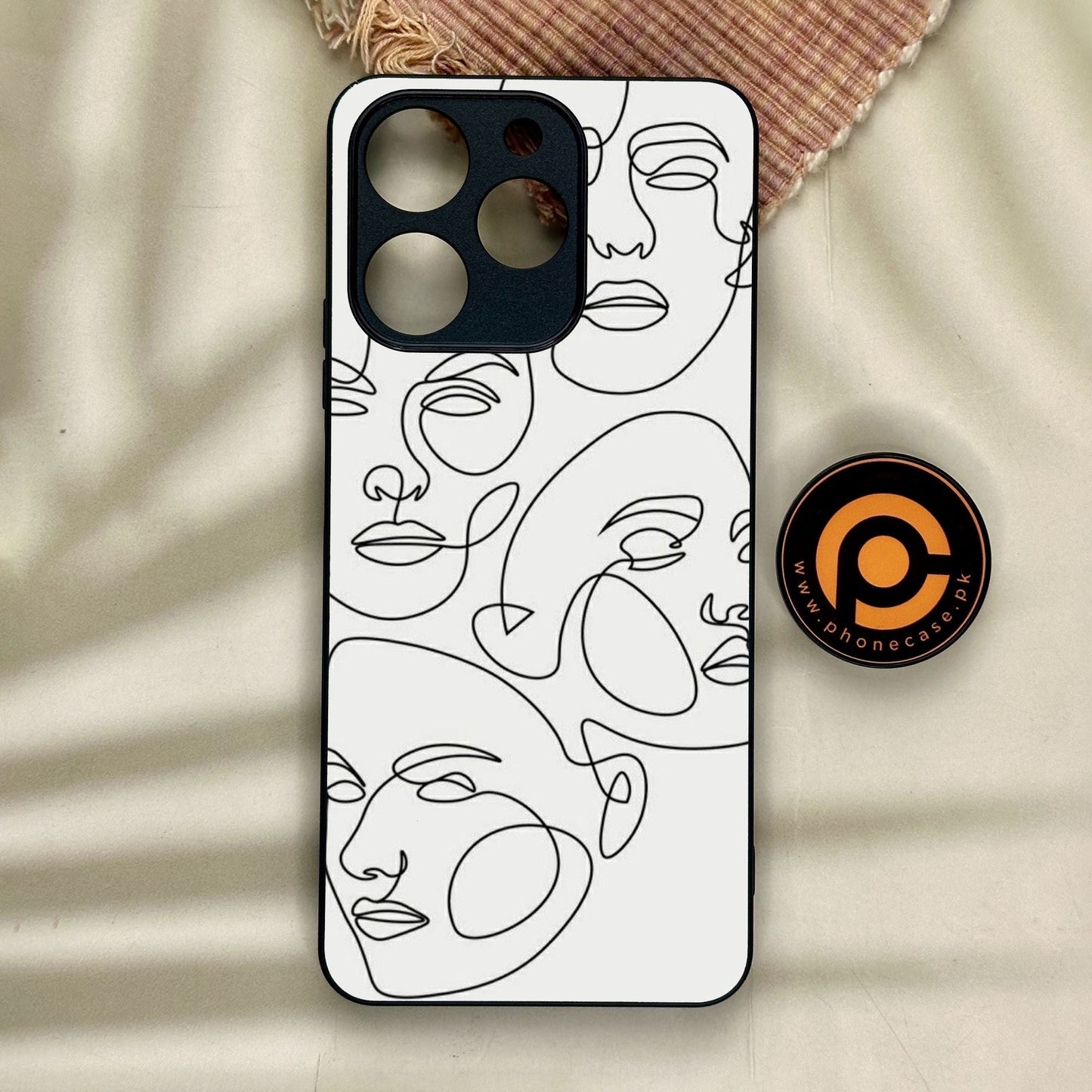 Realme Note 70 - Girls Design 3 - Premium Metal Printed Soft Bumper Shock Proof Case