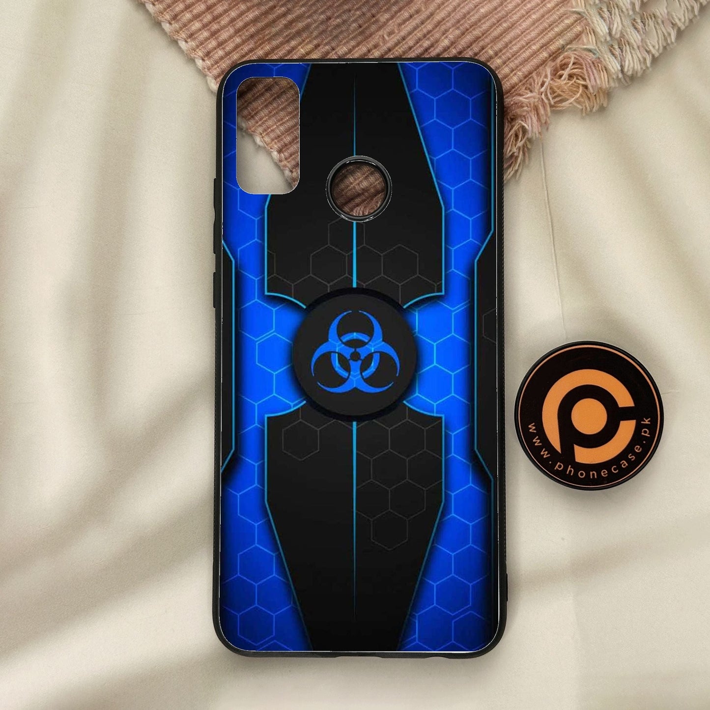 Honor 9X Lite - Biohazard Design 1 - Premium Metal Printed Soft Bumper Shock Proof Case