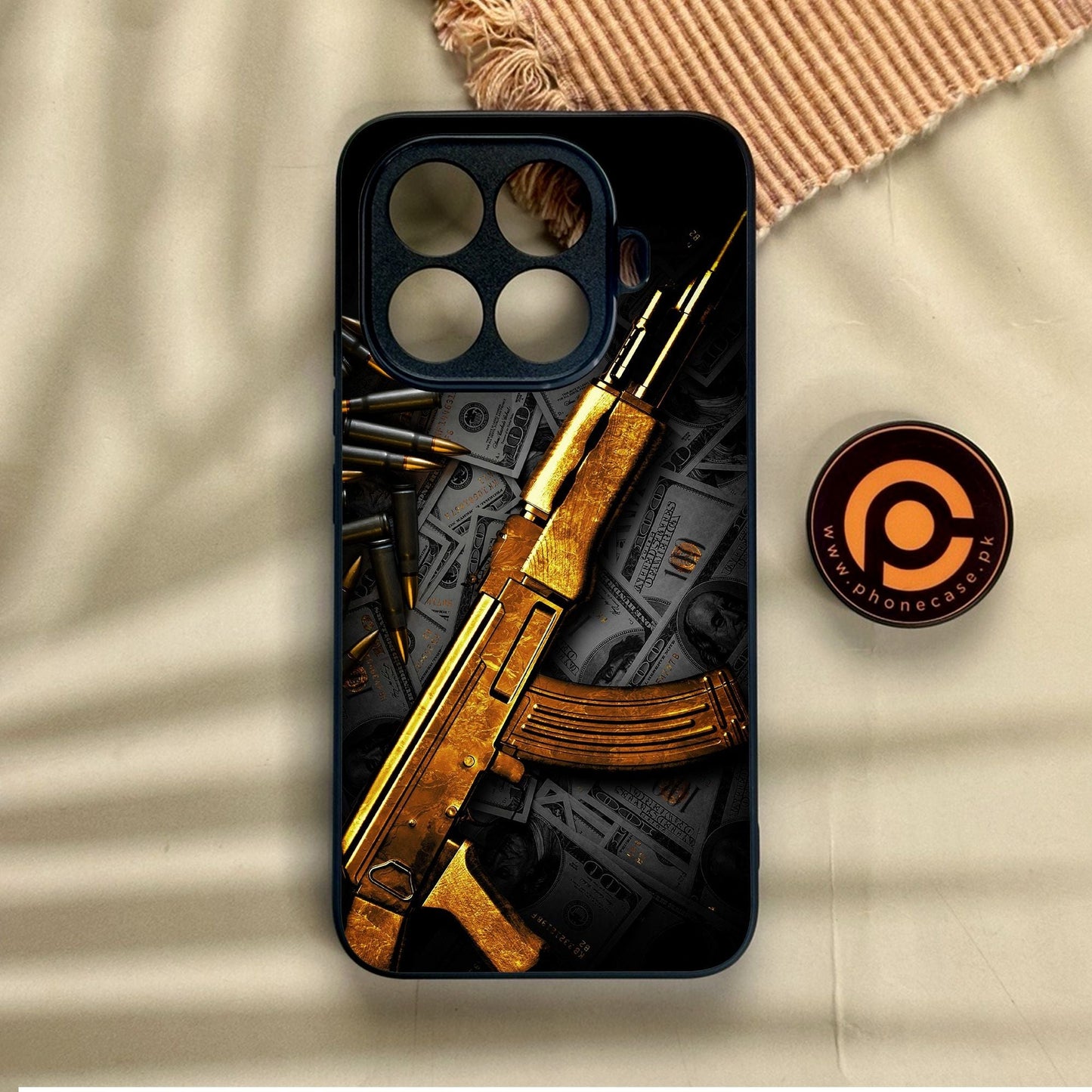 Xiaomi 15T Pro - Dollar Design 6 - Premium Metal Printed Soft Bumper Shock Proof Case