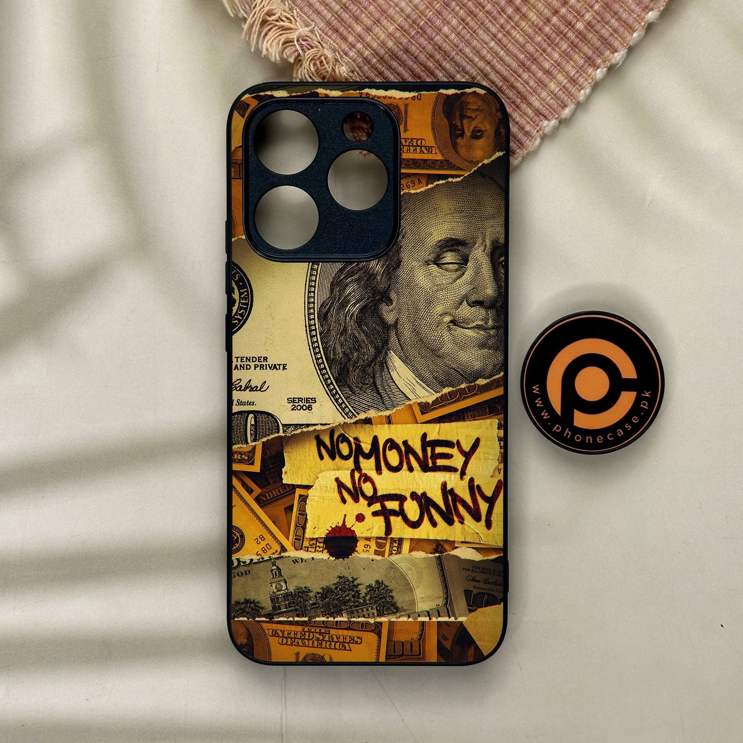 Realme 15T - Dollar Design 1 - Premium Metal Printed Soft Bumper Shock Proof Case