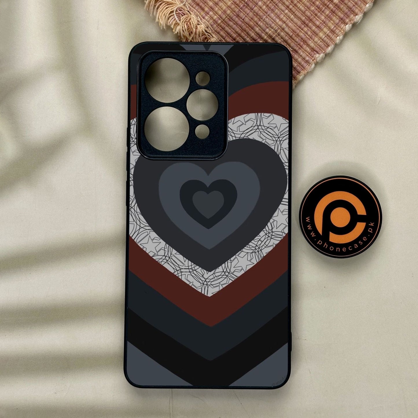 Realme 15 Pro - Heart 2.0 Design 7 - Premium Metal Printed Soft Bumper Shock Proof Case