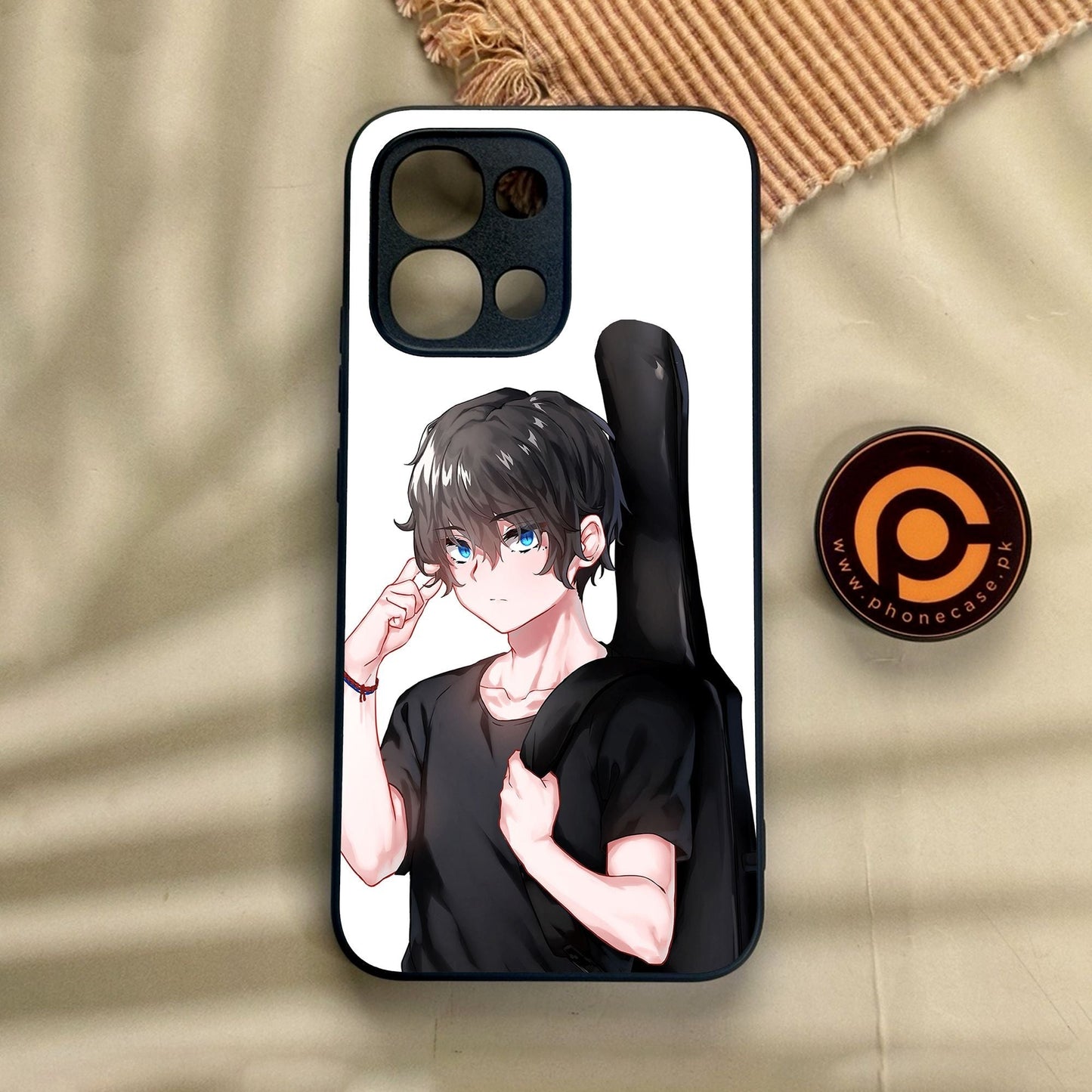 Oppo A6 Pro - Anime Series Design 2 - Premium Metal Printed Soft Bumper Shock Proof Case