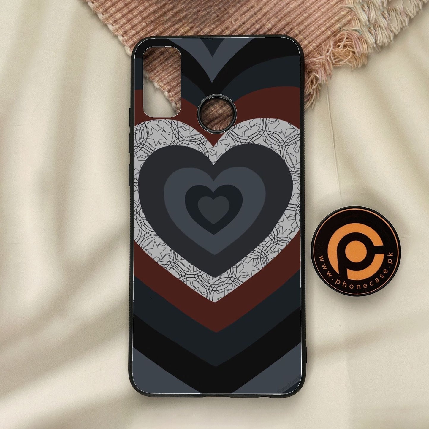 Honor 9X Lite - Heart 2.0 Design 7 - Premium Metal Printed Soft Bumper Shock Proof Case