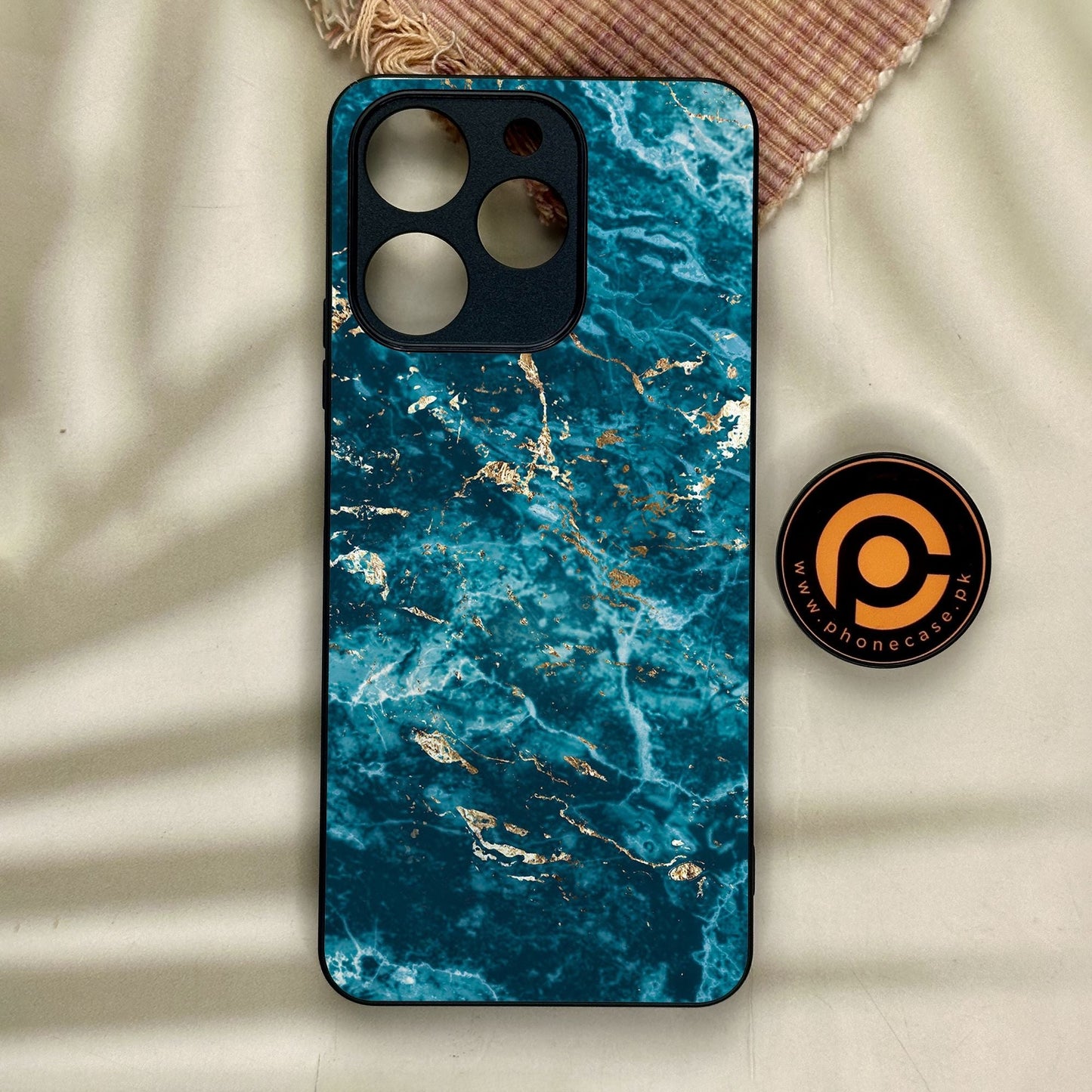 Realme Note 70 - Blue 2.0 Design 8 - Premium Metal Printed Soft Bumper Shock Proof Case