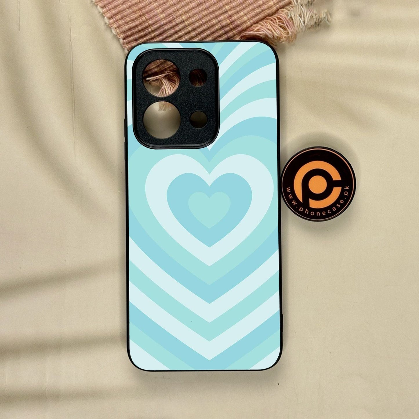 Xiaomi Redmi 15C - Heartbeat Design 7 - Premium Metal Printed Soft Bumper Shock Proof Case