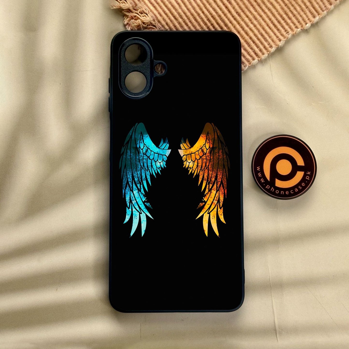 Samsung Galaxy A07 - Angel 2.0 Design 8 - Premium Metal Printed Soft Bumper Shock Proof Case