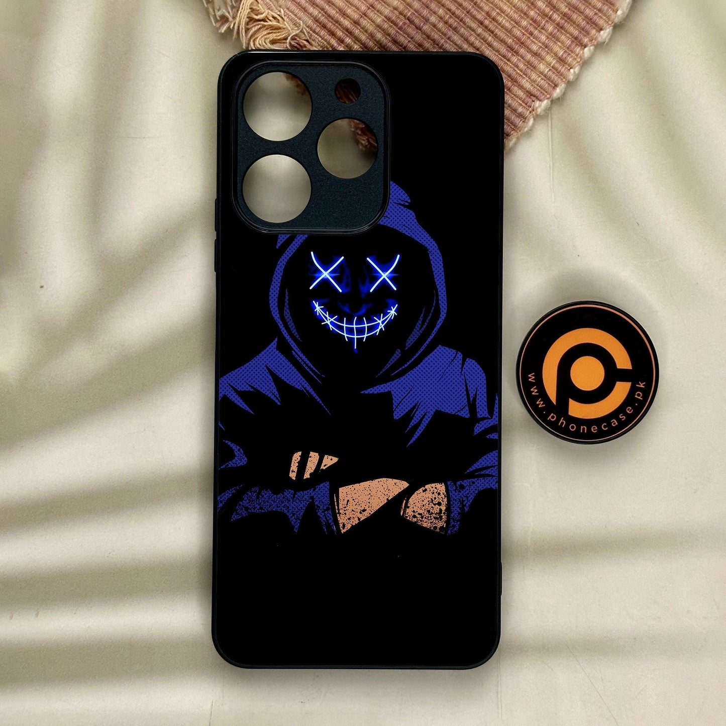 Realme Note 70 - Anonymous 2.0 Design 10 - Premium Metal Printed Soft Bumper Shock Proof Case