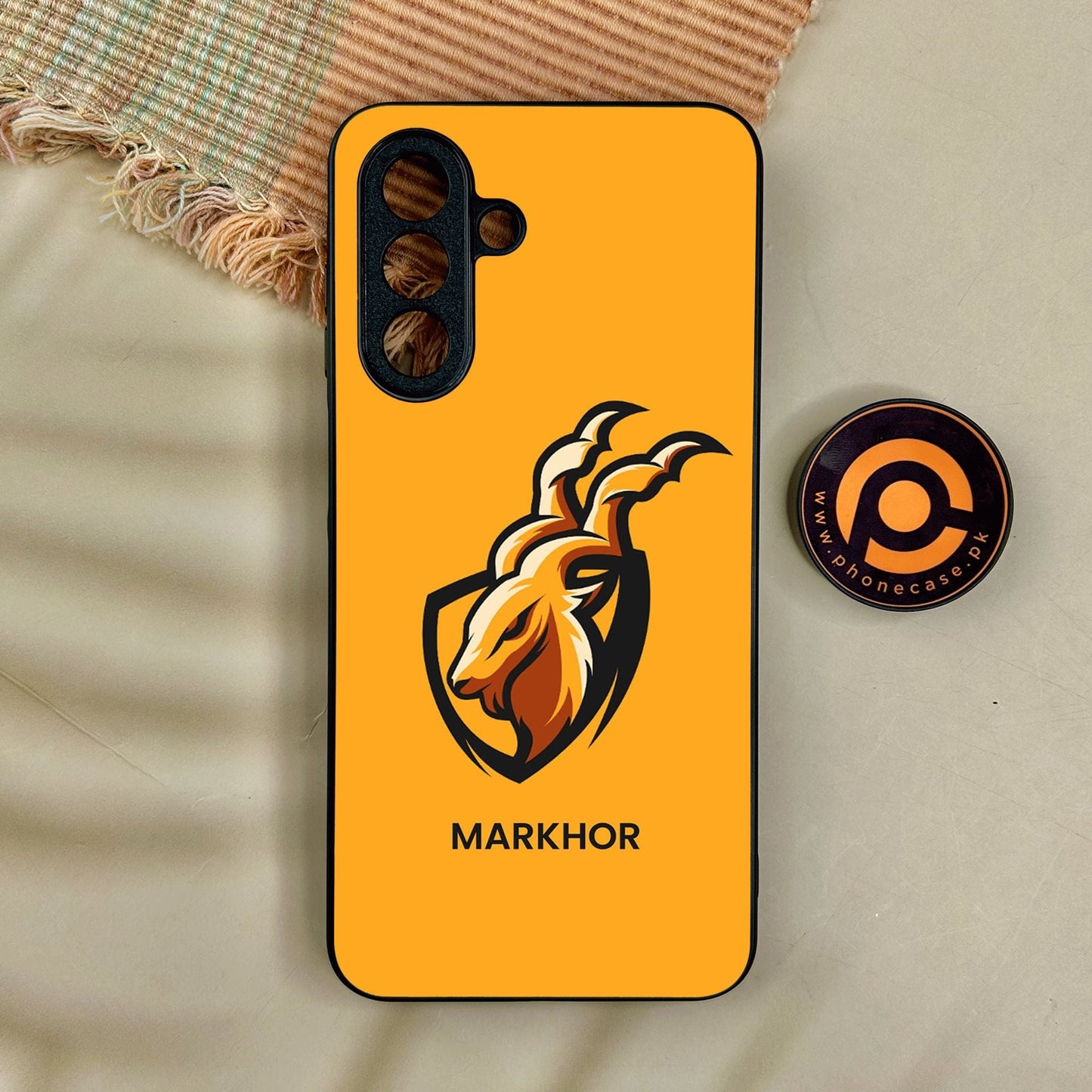 Samsung Galaxy A17 - Markhor Design 7 - Premium Metal Printed Soft Bumper Shock Proof Case