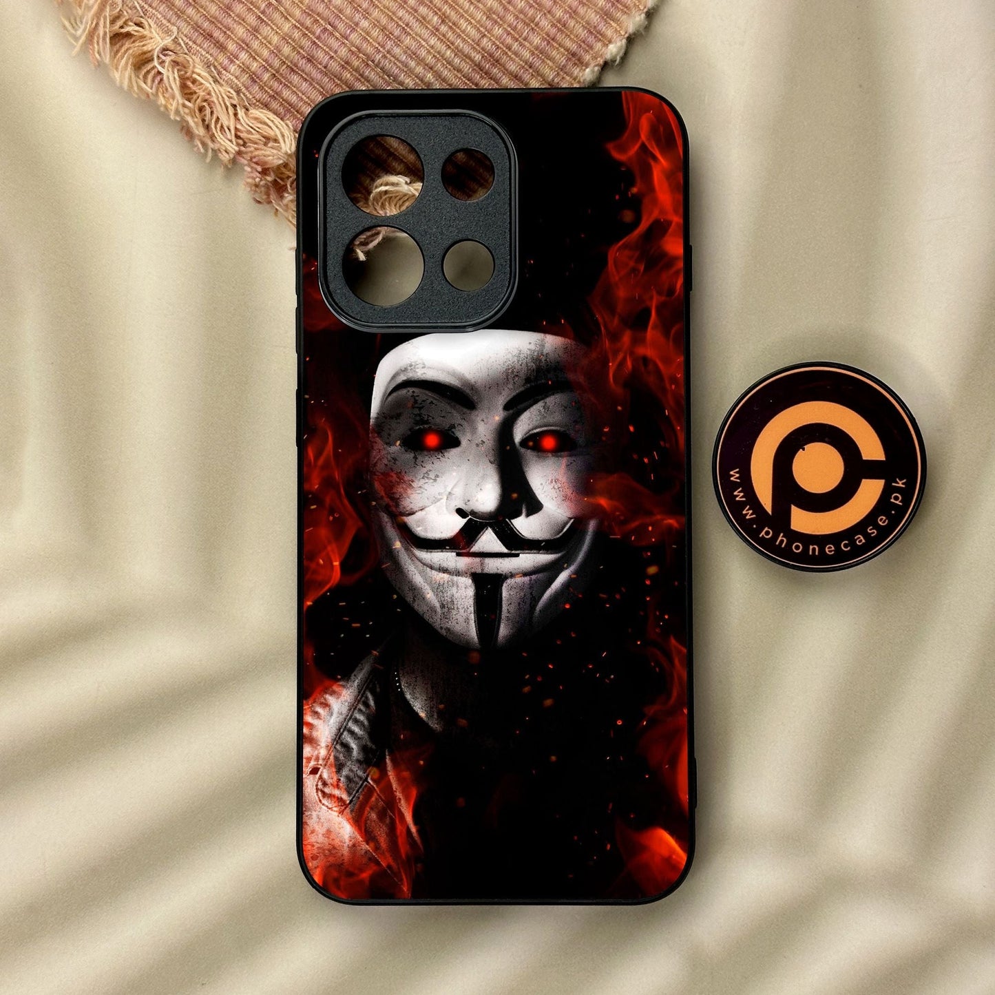 OnePlus 13T - Anonymous 2.0 Design 7 - Premium Metal Printed Soft Bumper Shock Proof Case