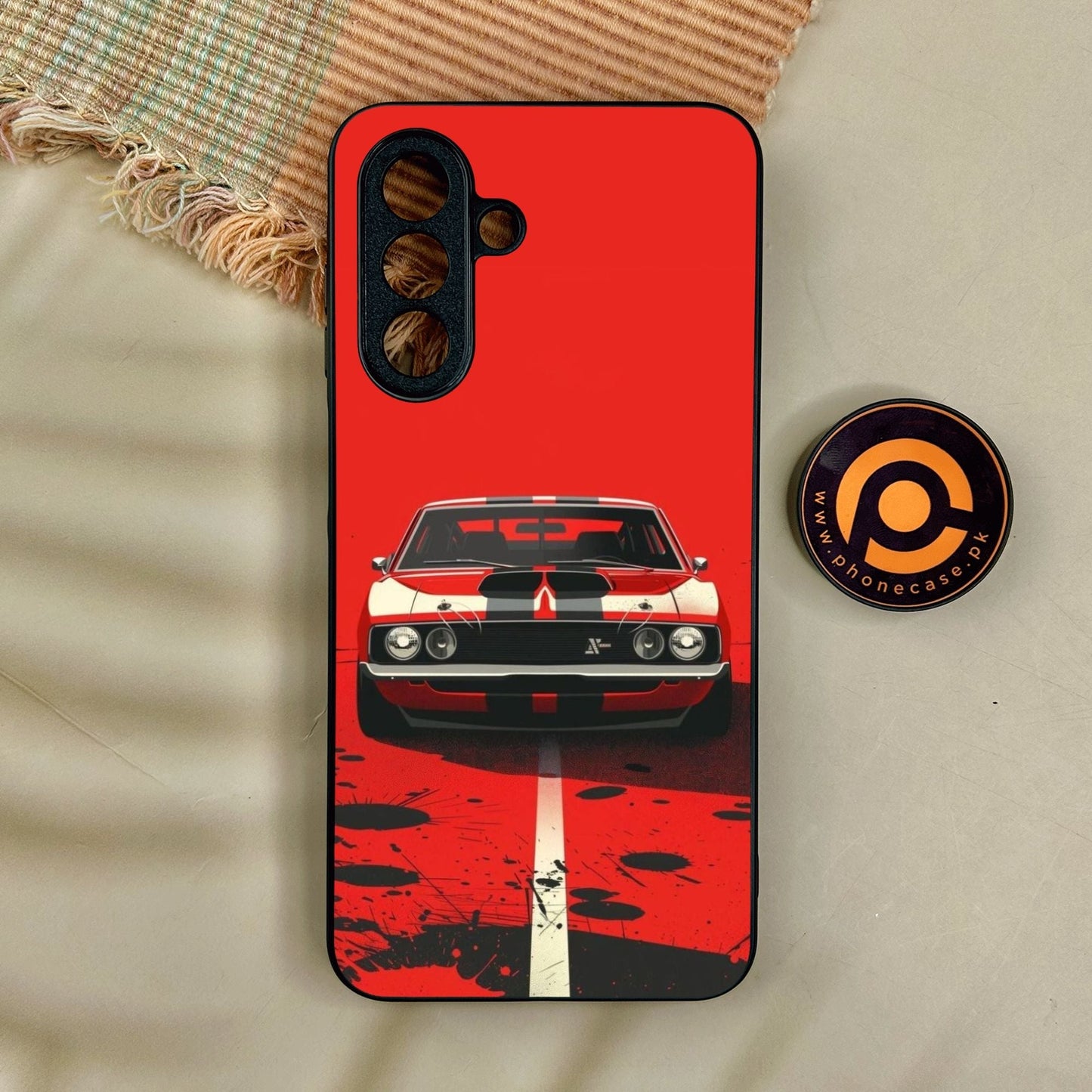 Samsung Galaxy A17 - Classic Racer Vibes - Premium Metal Printed Soft Bumper Shock Proof Case