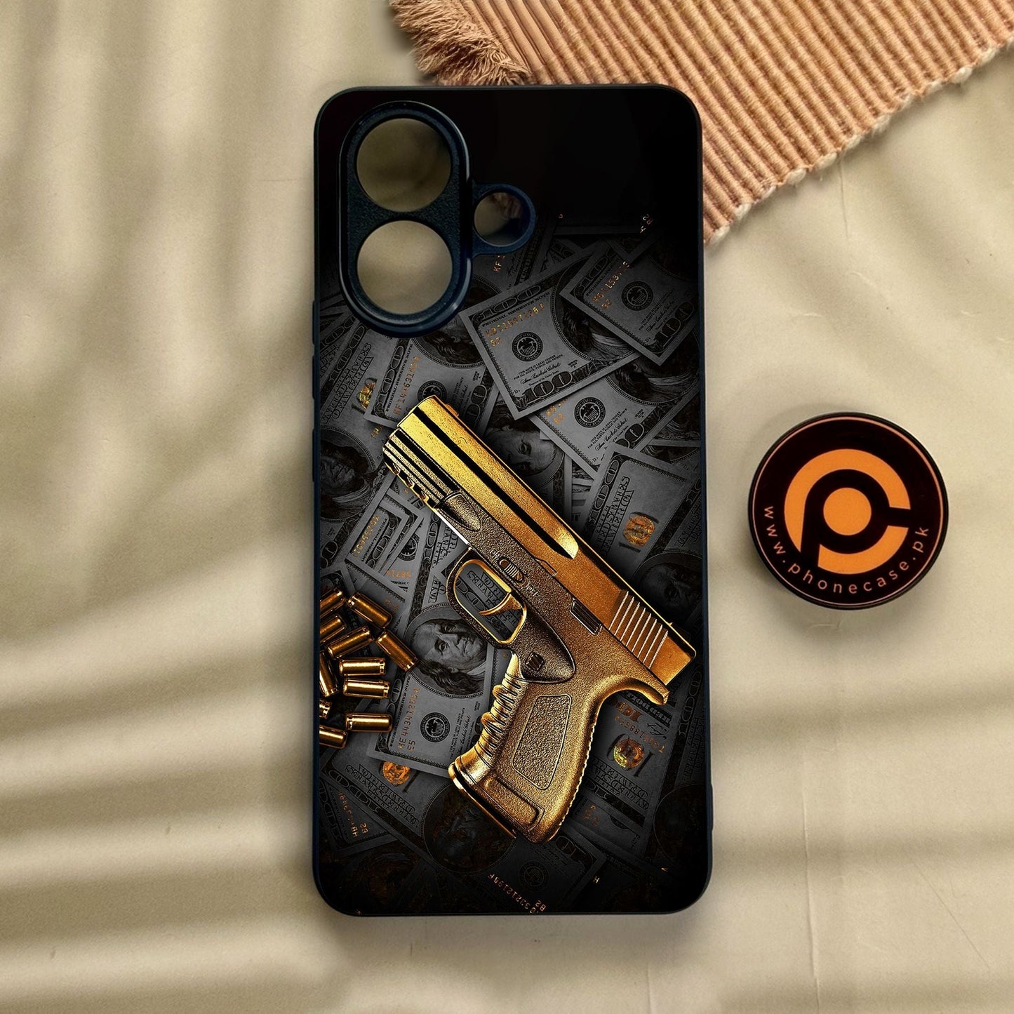 Vivo V60 Lite - Dollar Design 7 - Premium Metal Printed Soft Bumper Shock Proof Case