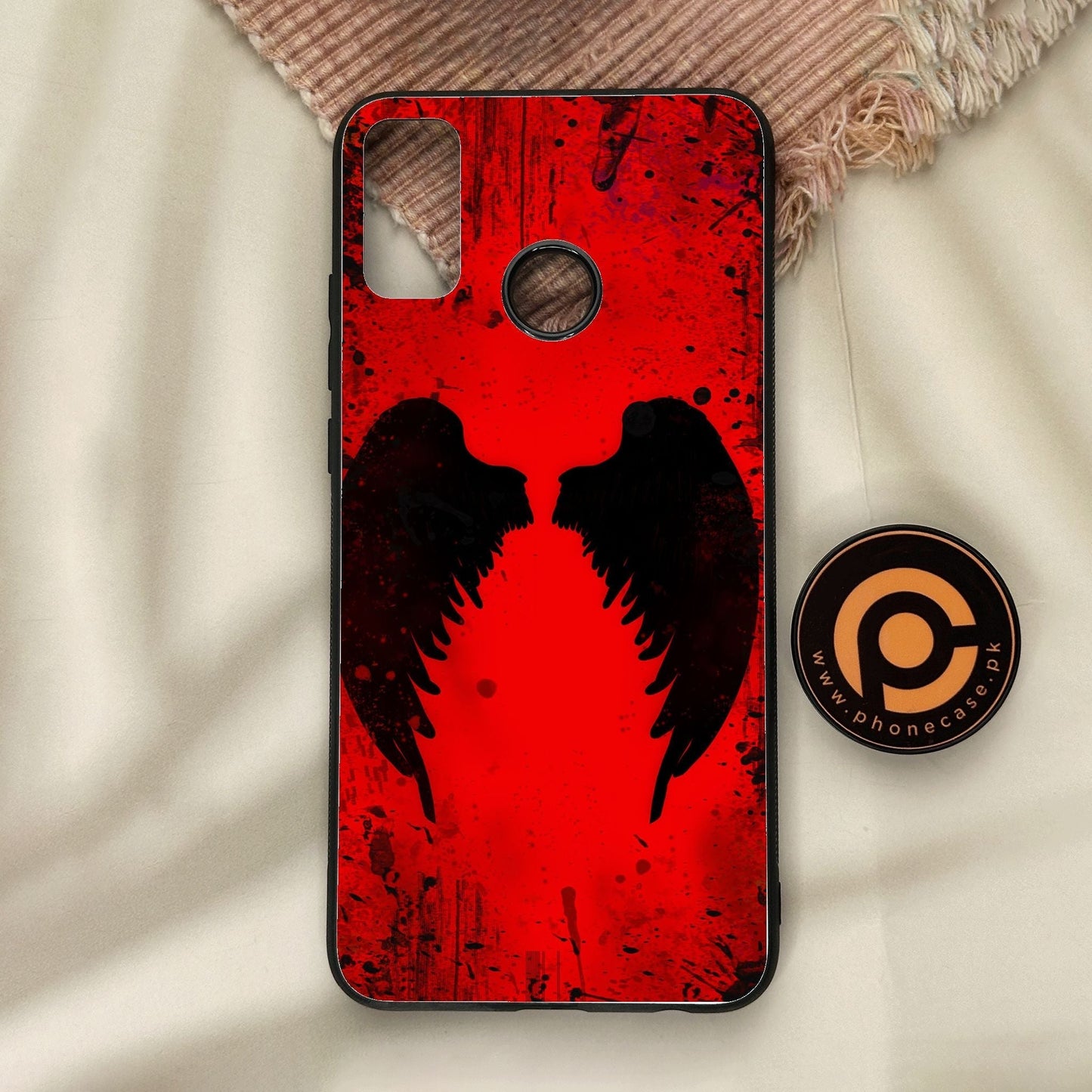 Honor 9X Lite - Angel 2.0 Design 3 - Premium Metal Printed Soft Bumper Shock Proof Case