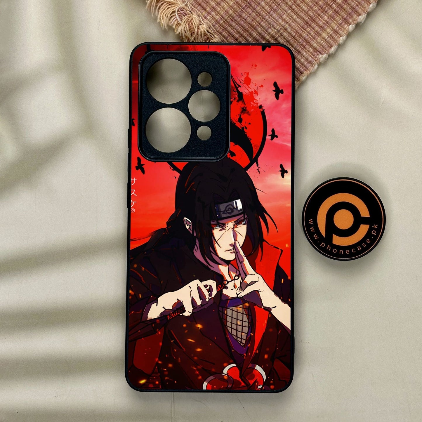 Realme 15 Pro - Uchiha Itachi - Premium Metal Printed Soft Bumper Shock Proof Case