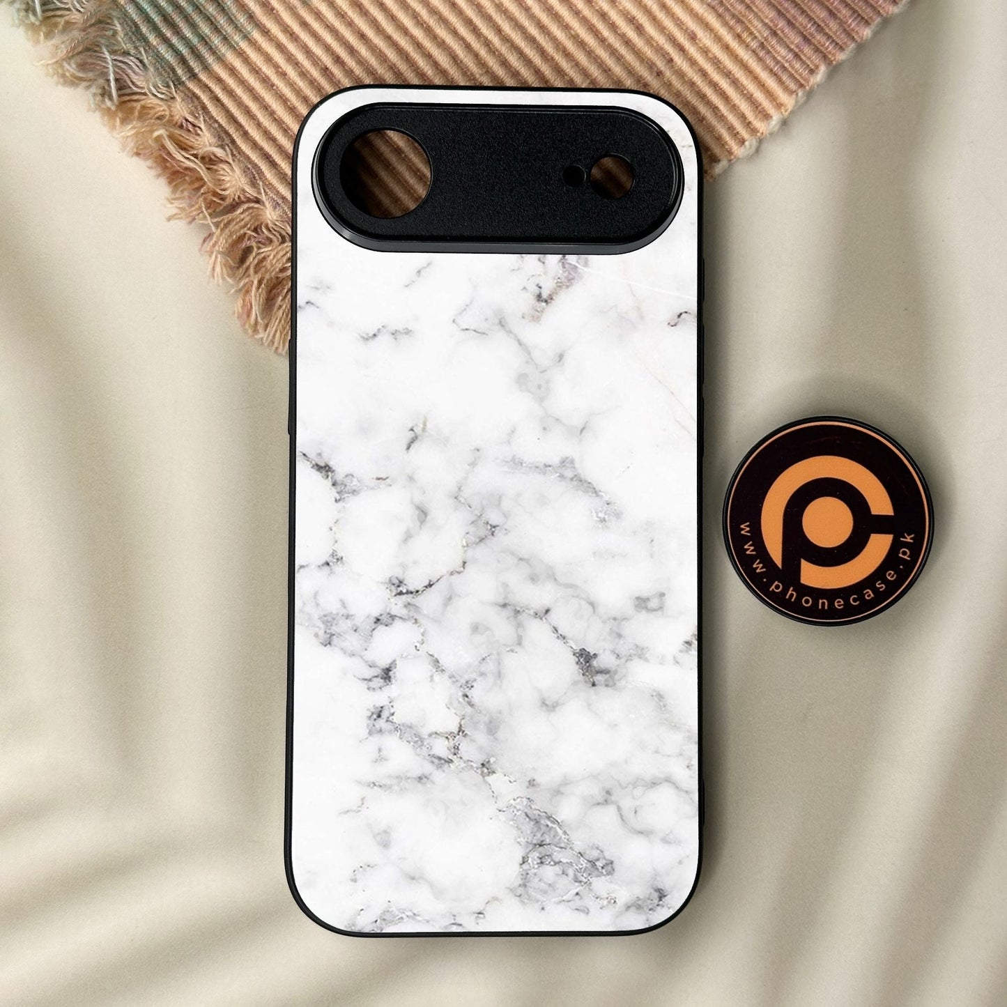 iPhone Air - White Design 10 - Premium Metal Printed Soft Bumper Shock Proof Case